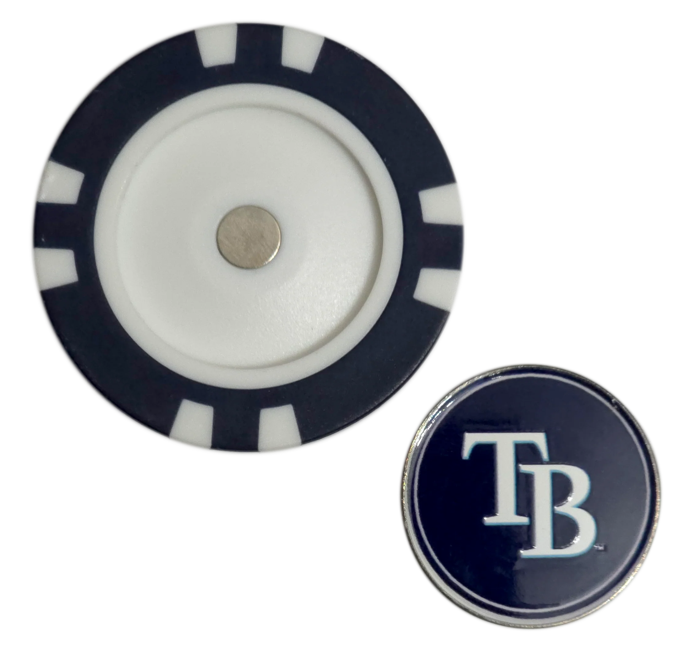 Officially Licensed Tampa Bay Rays Poker Chip Golf Ball Marker - Image 4