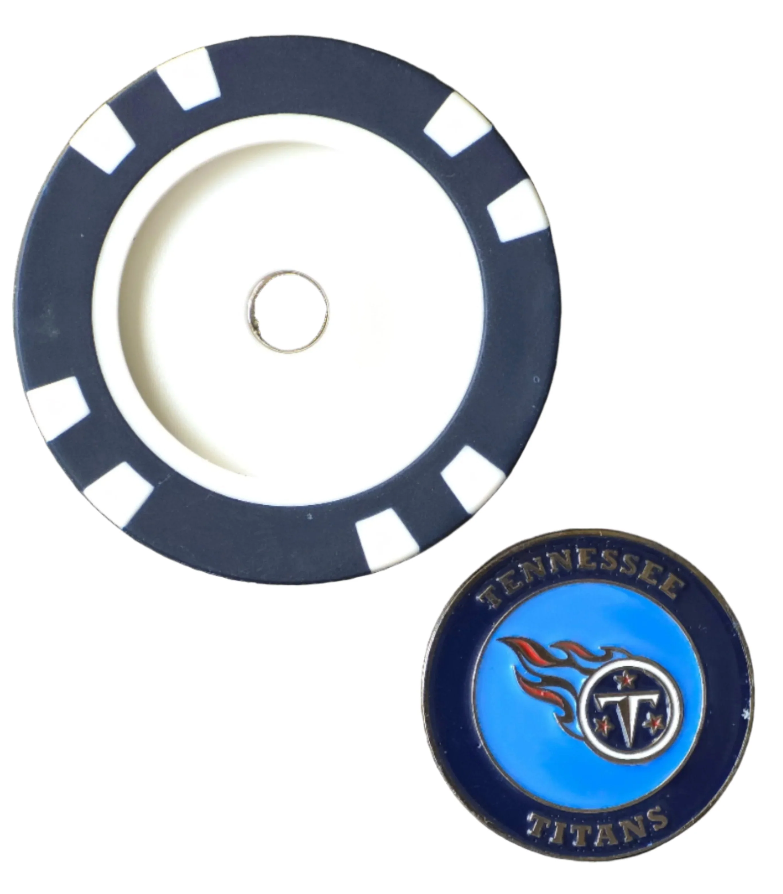Officially Licensed Tennessee Titans Poker Chip Ball Marker - Image 2