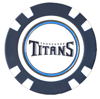 Officially Licensed Tennessee Titans Poker Chip Ball Marker - Image 3