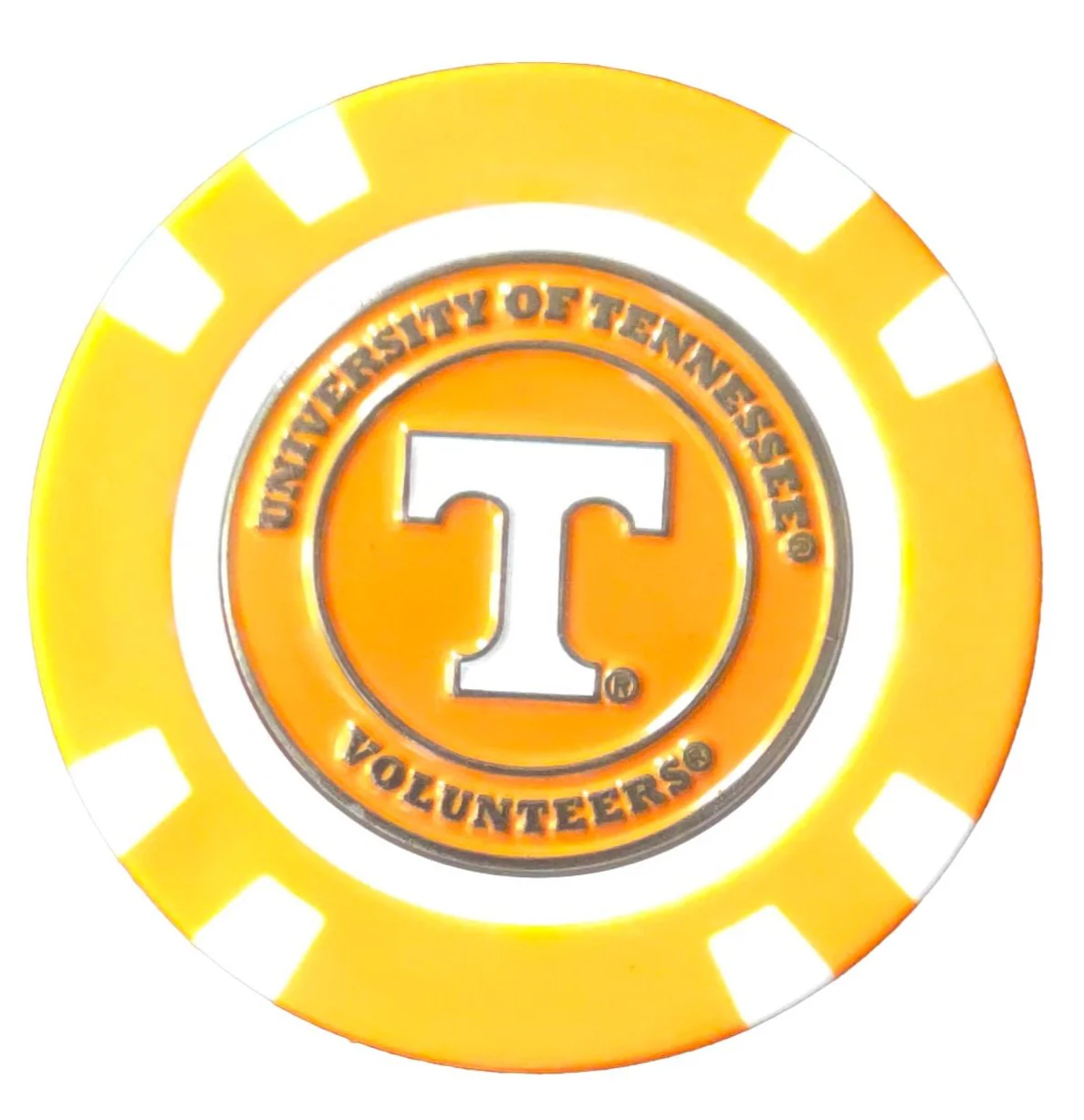 Officially Licensed Tennessee Volunteers Poker Chip Ball Marker - Image 3