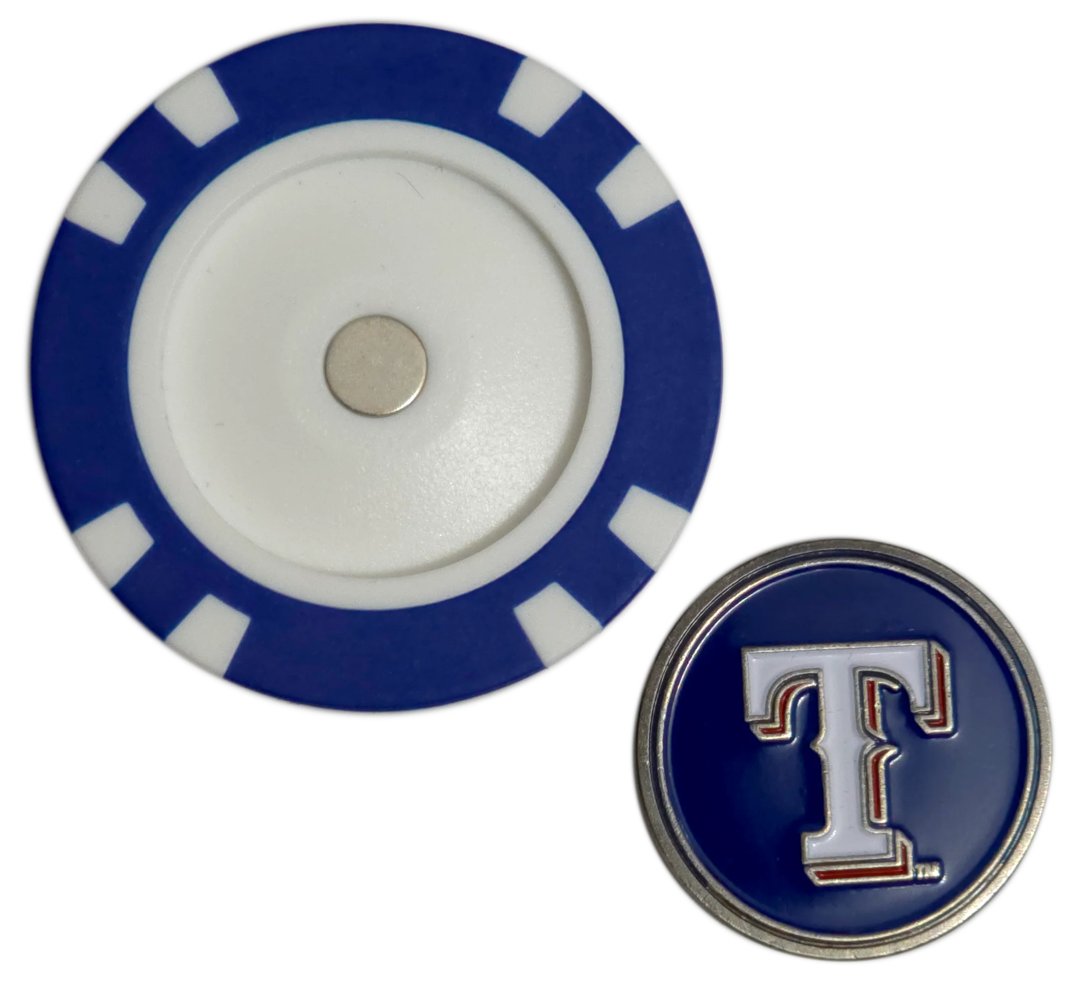 Officially Licensed Texas Rangers Poker Chip Golf Ball Marker - Image 3