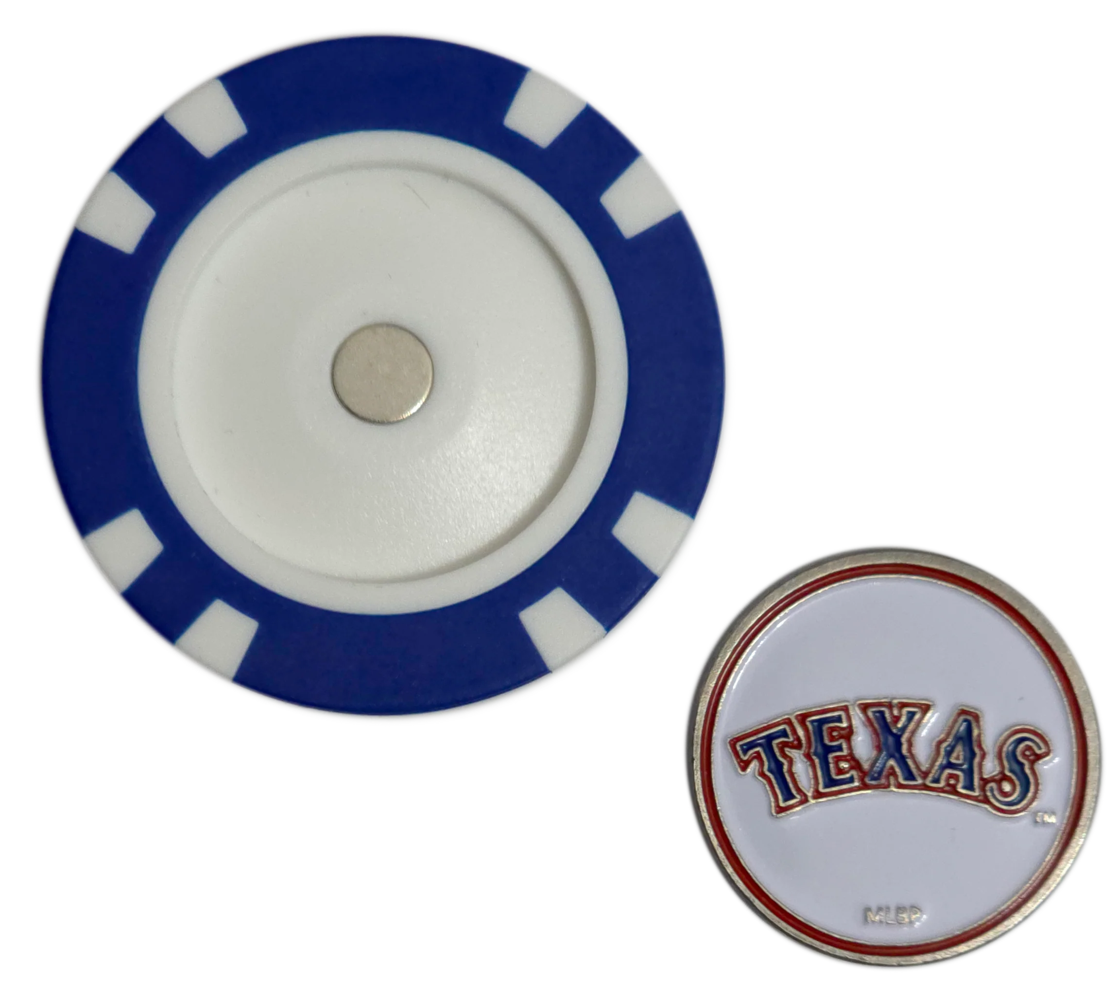 Officially Licensed Texas Rangers Poker Chip Golf Ball Marker - Image 4