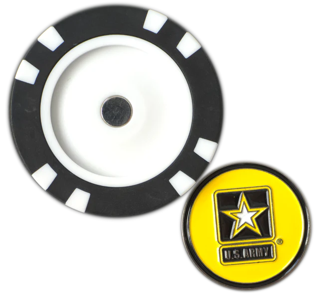 Officially Licensed U.S. Army Poker Chip Ball Marker - Image 2