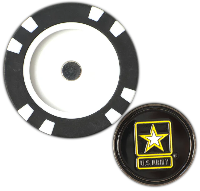 Officially Licensed U.S. Army Poker Chip Ball Marker - Image 4