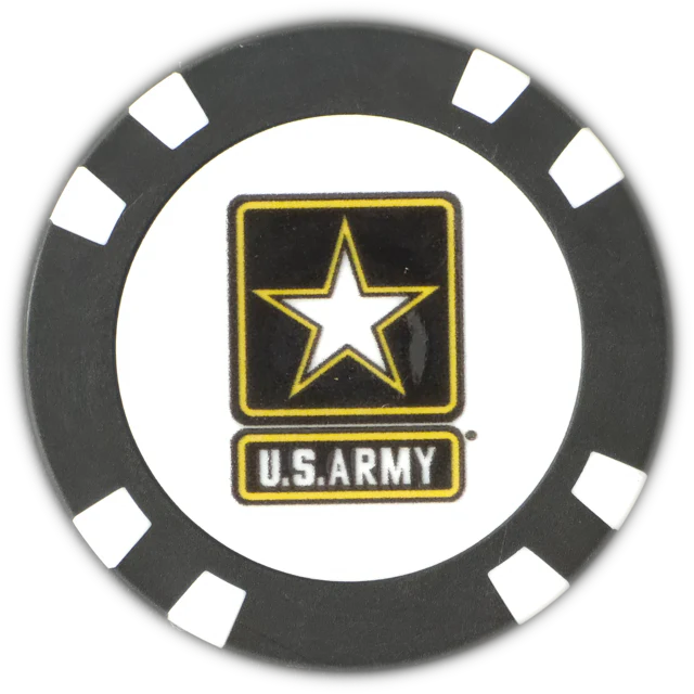 Officially Licensed U.S. Army Poker Chip Ball Marker - Image 5