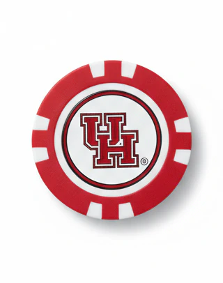 Officially Licensed University of Houston Poker Chip Ball Marker - Image 2
