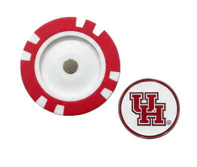 Officially Licensed University of Houston Poker Chip Ball Marker - Image 5