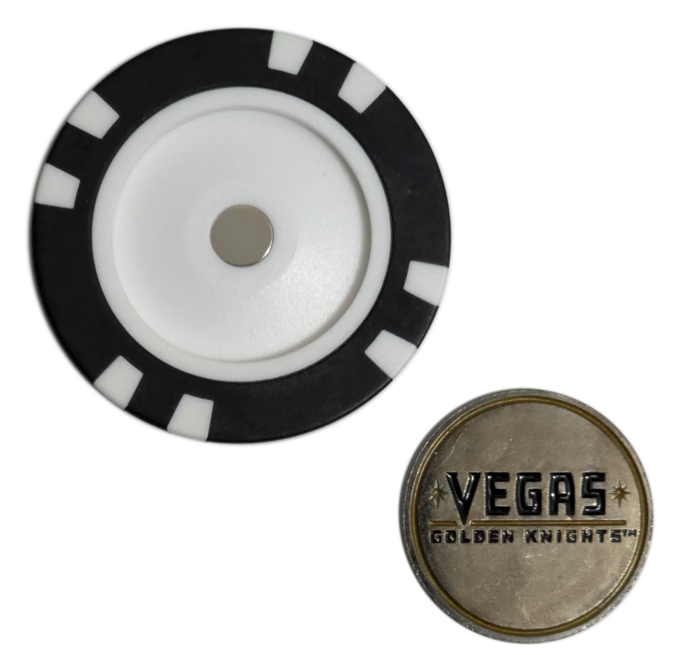 Officially Licensed Vegas Golden Knights Poker Chip Golf Ball Marker - Image 4