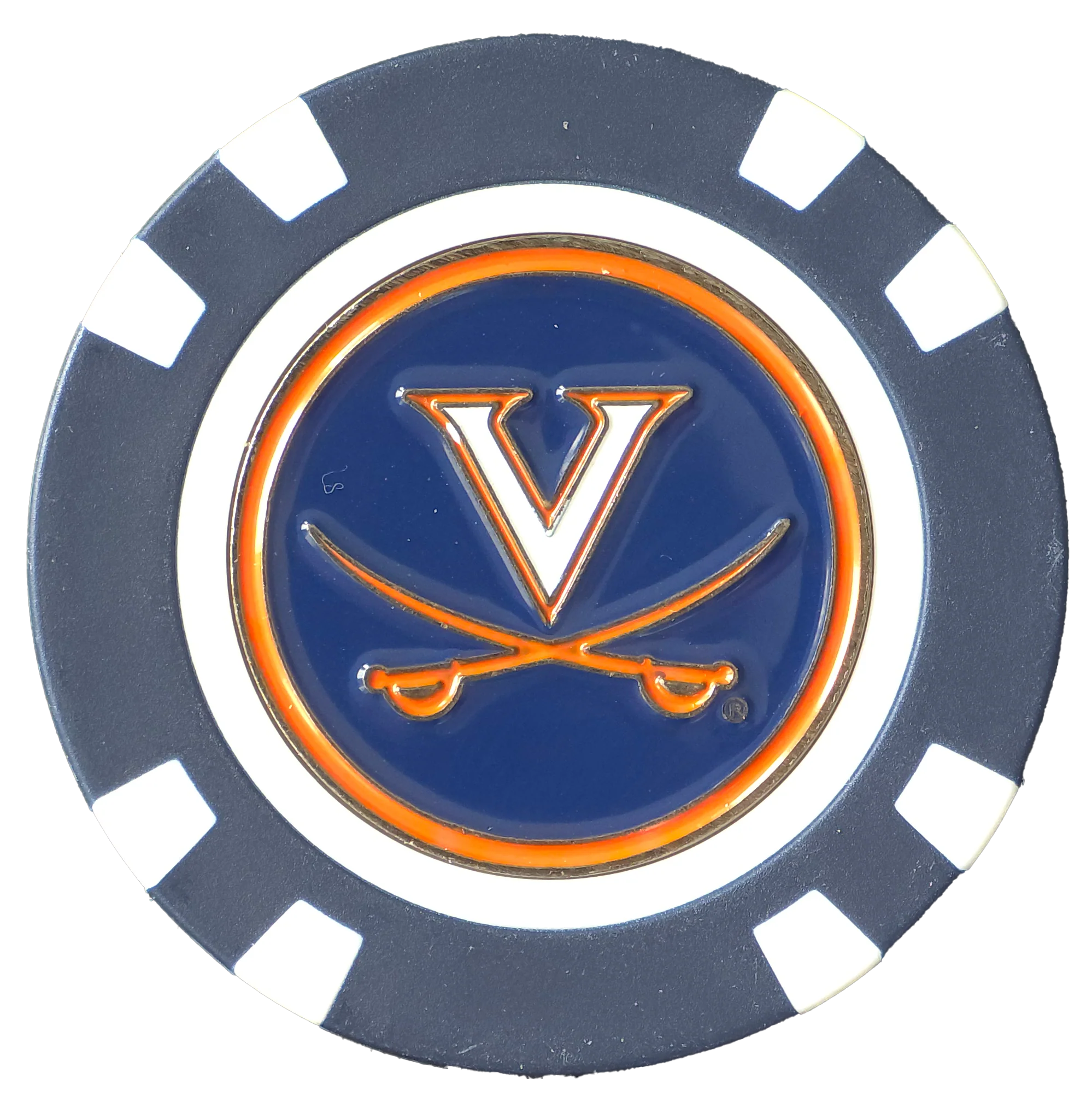 Officially Licensed Virginia Cavaliers Poker Chip Ball Marker