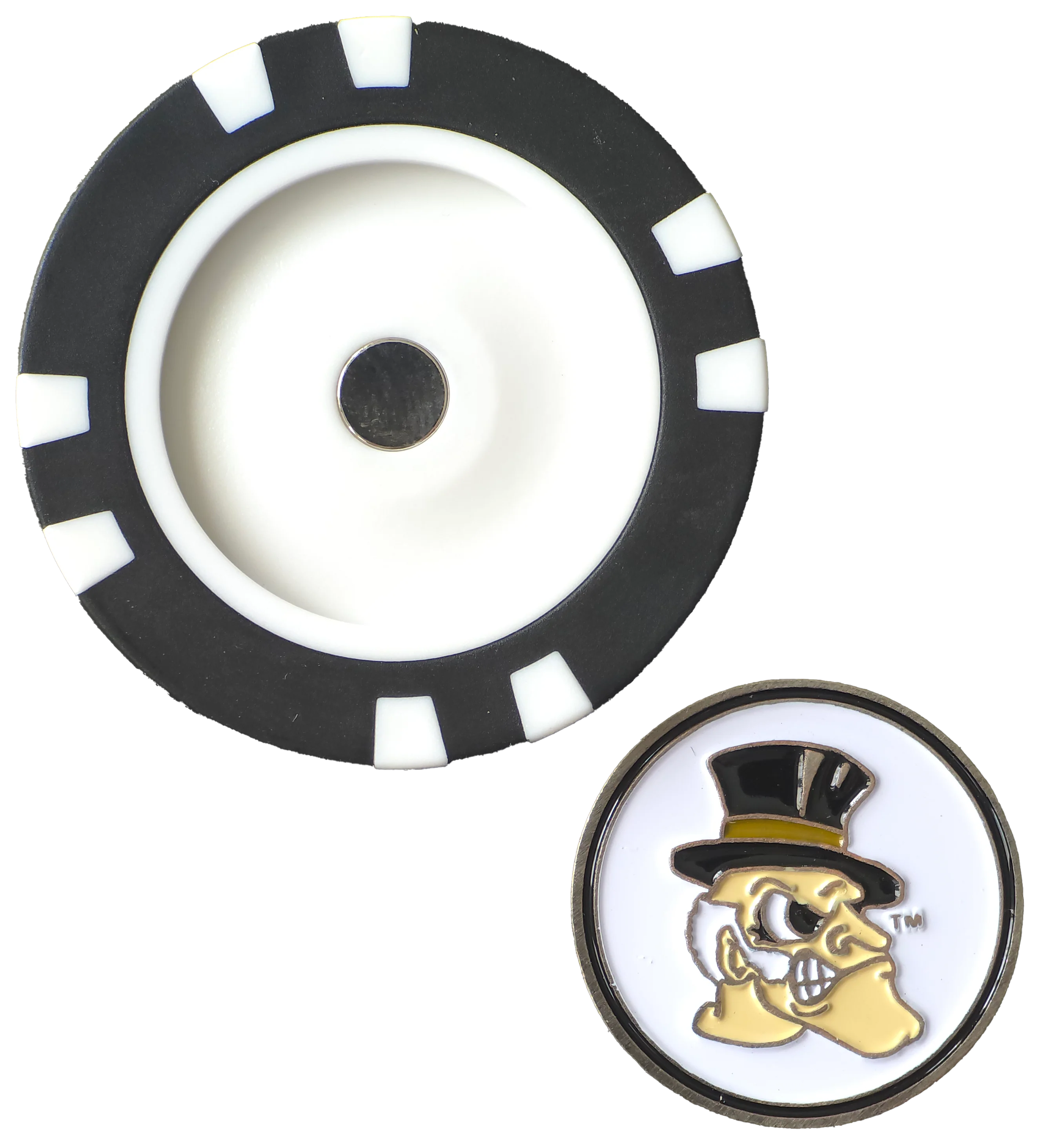 Officially Licensed Wake Forest Demon Deacons Poker Chip Ball Marker - Image 2