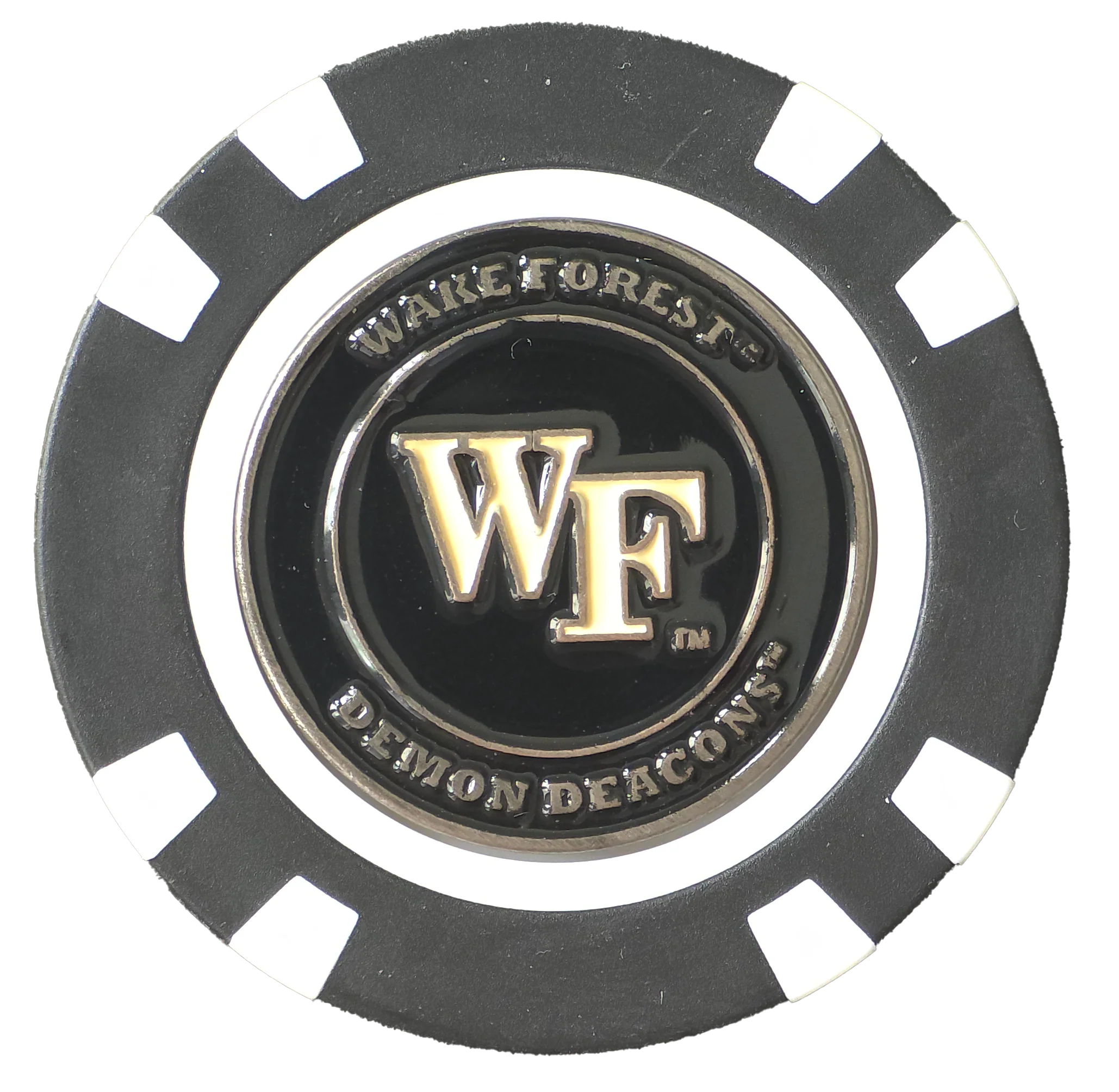 Officially Licensed Wake Forest Demon Deacons Poker Chip Ball Marker - Image 3