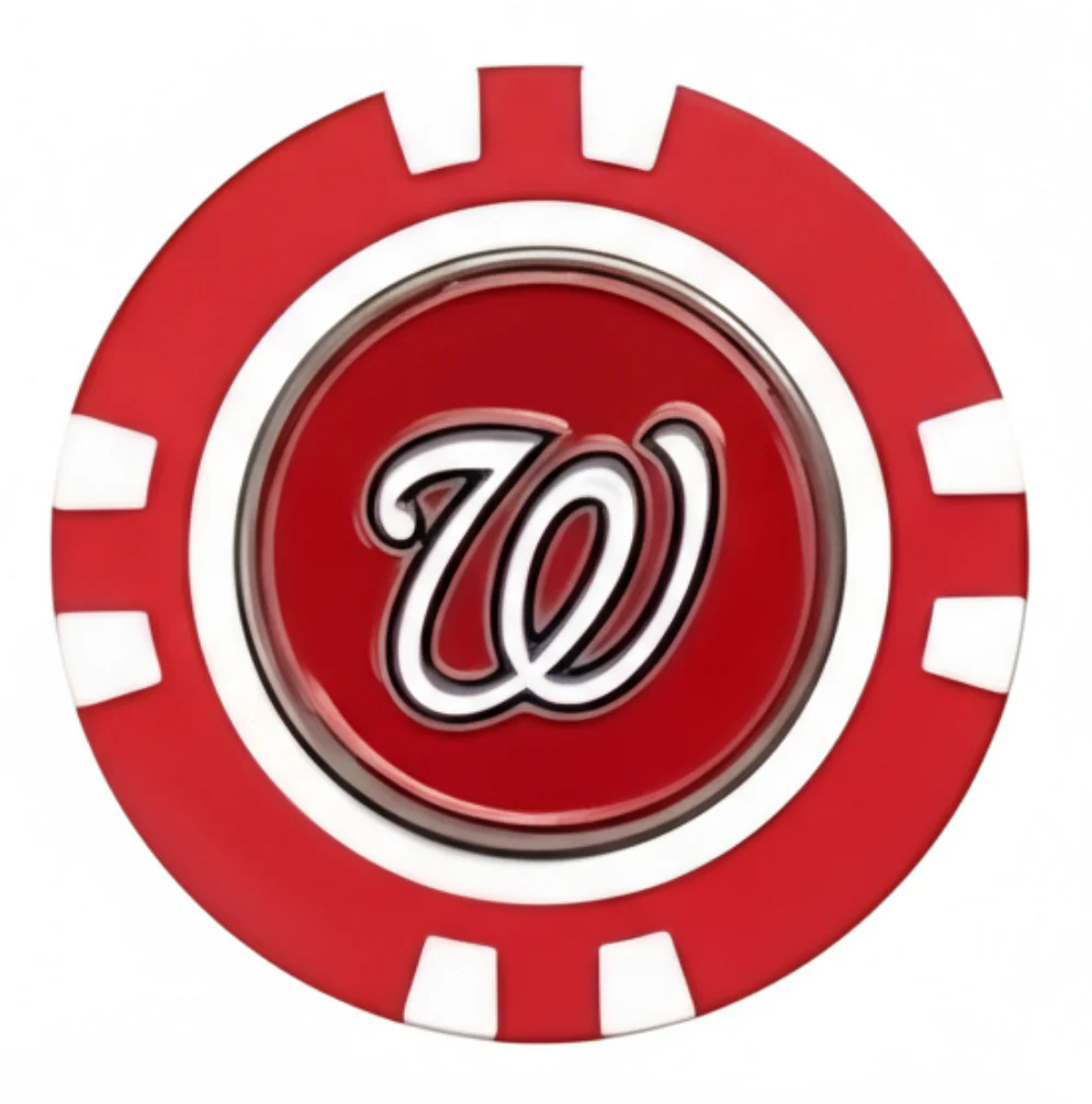 Officially Licensed Washington Nationals Poker Chip Ball Marker - Image 2