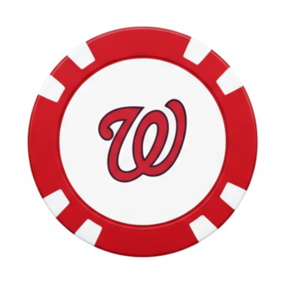 Officially Licensed Washington Nationals Poker Chip Ball Marker - Image 3