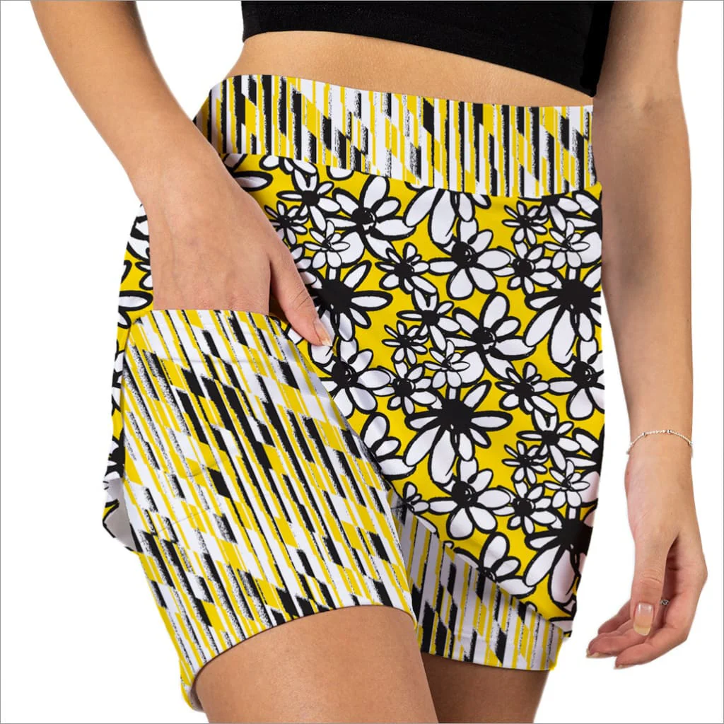 OOPSY DAISY YELLOW PULL ON SKORT - Image 3
