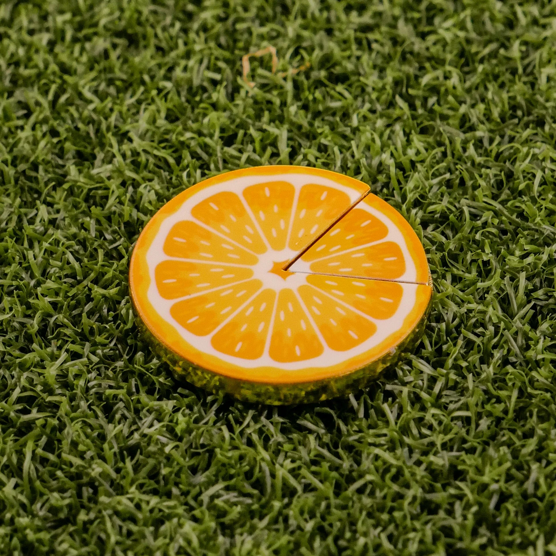 Orange "Slice" Premium Ball Marker - Image 3
