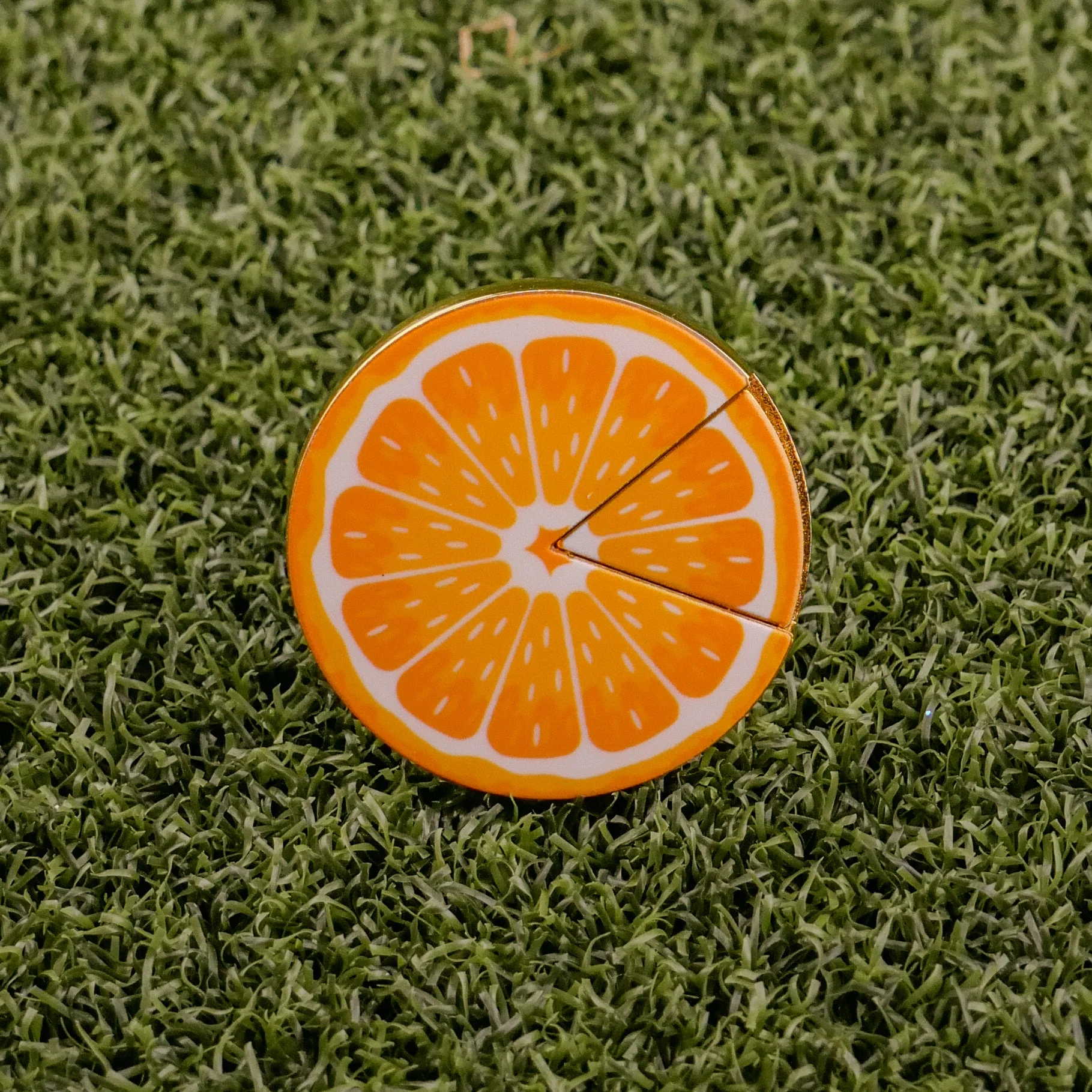 Orange "Slice" Premium Ball Marker - Image 4