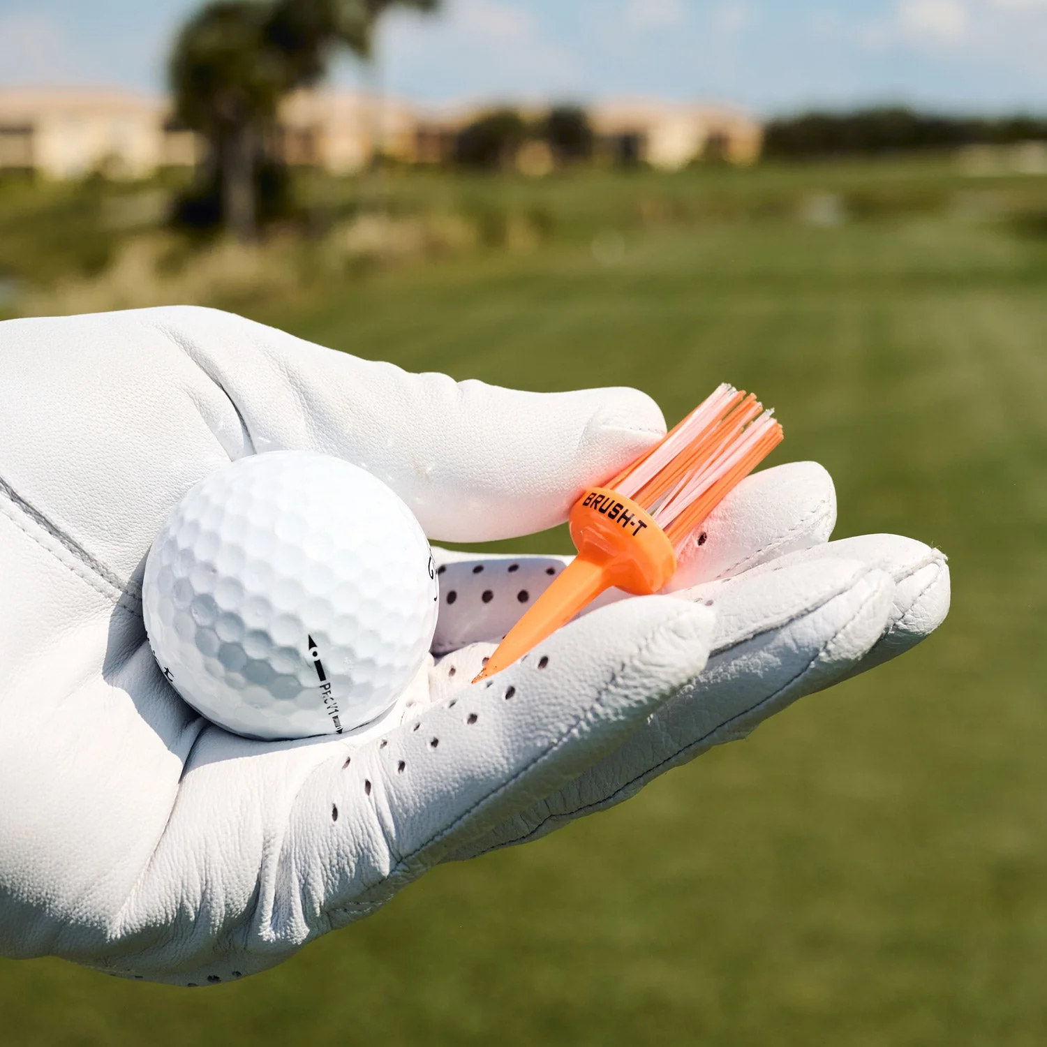 Oversize, Premium Plastic Golf Tees, 2.4", Orange (3 Pack) - Image 4