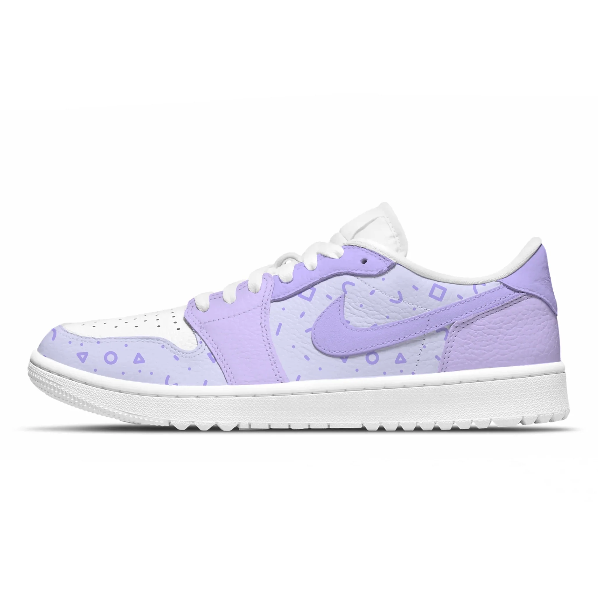 "Pastel Purple" Jordan 1 Golf Shoes