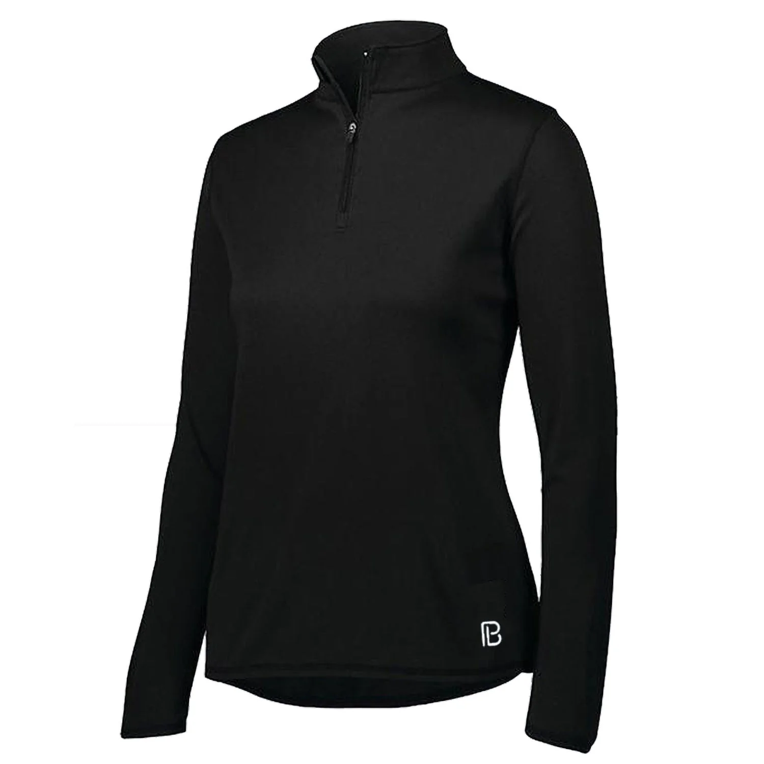 PB 1/4 Zip Long Sleeve Black - Image 4