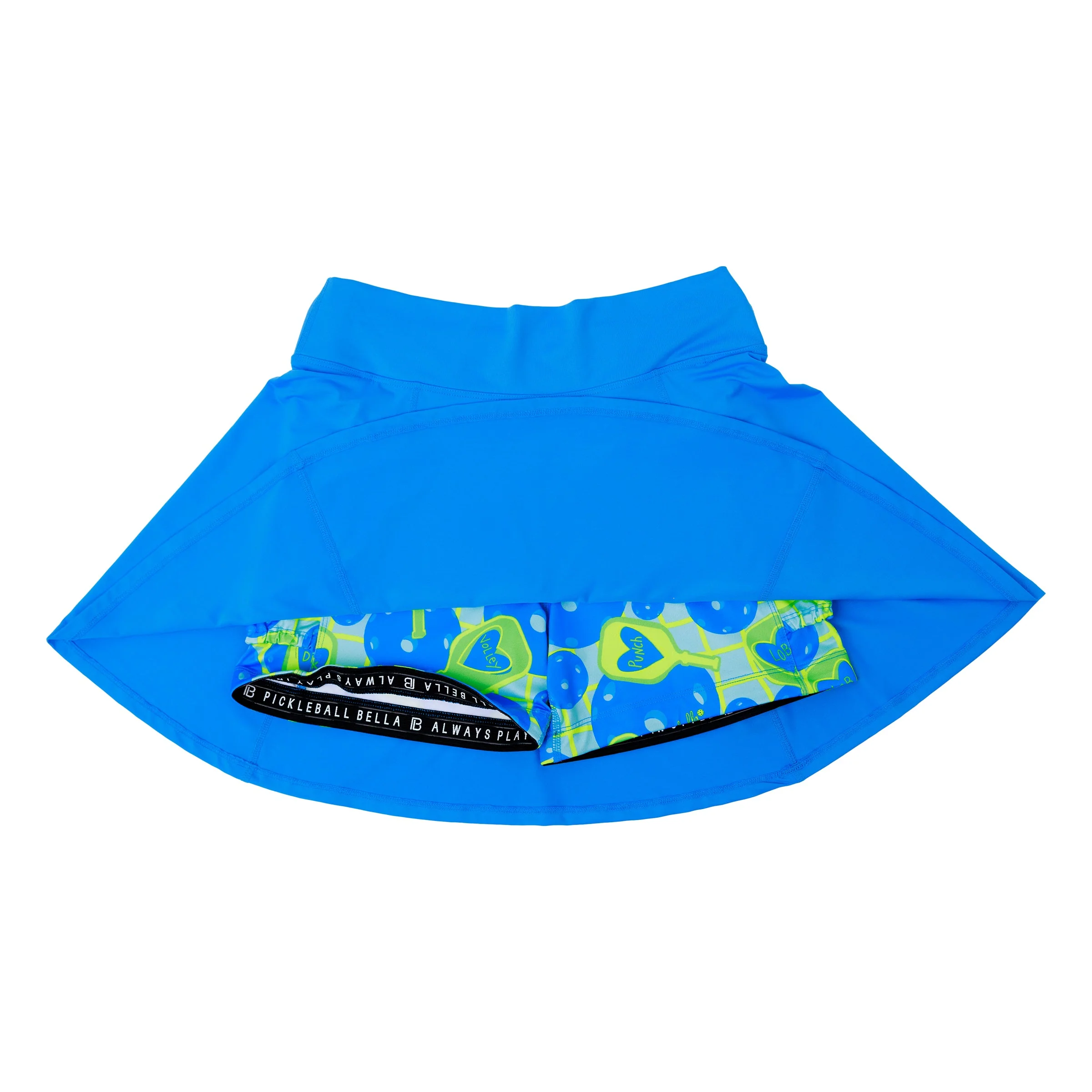 PB Aline Skort Electric Blue with Net Worth - Image 6