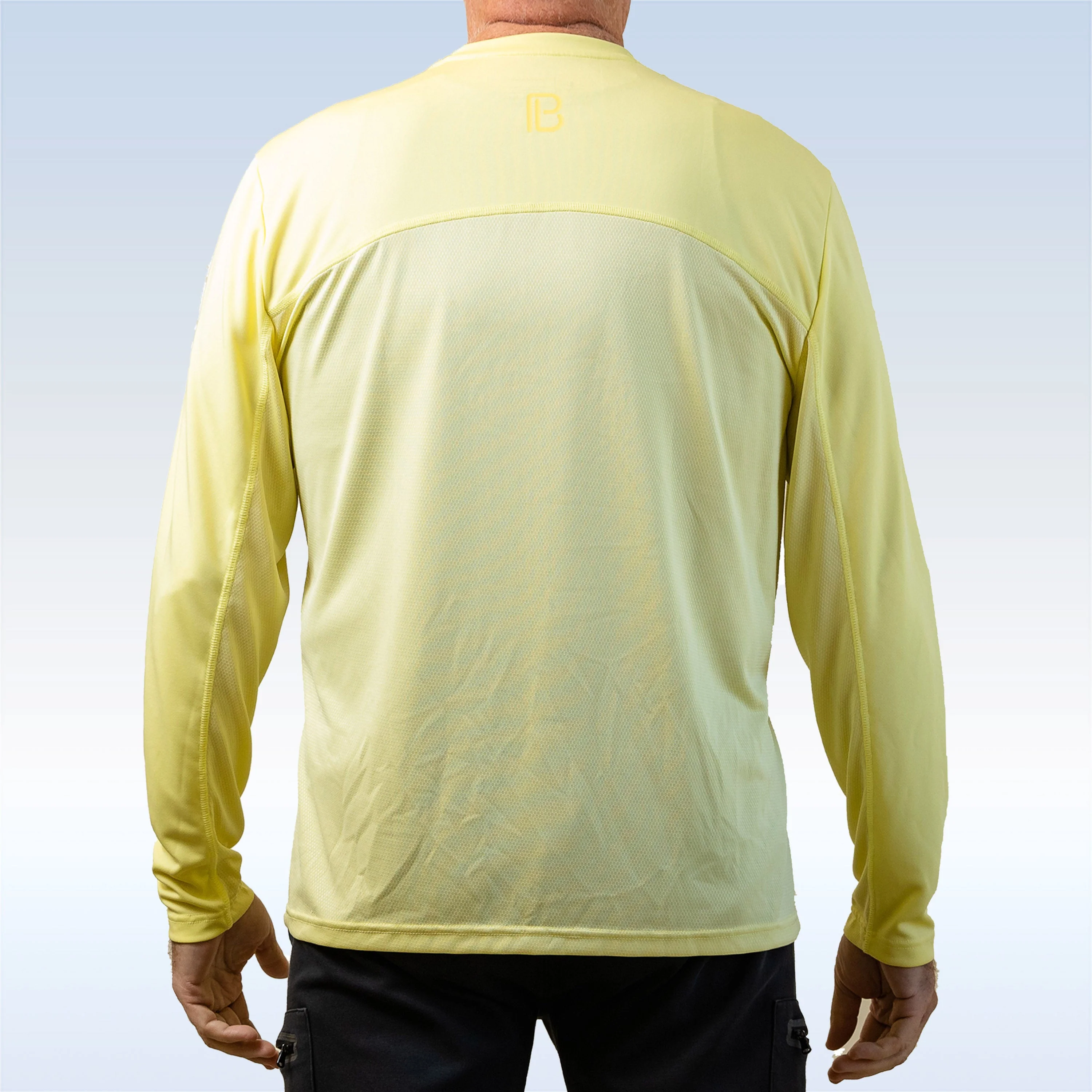 PB Men's Elfin Yellow Long Sleeve Tee - Image 2