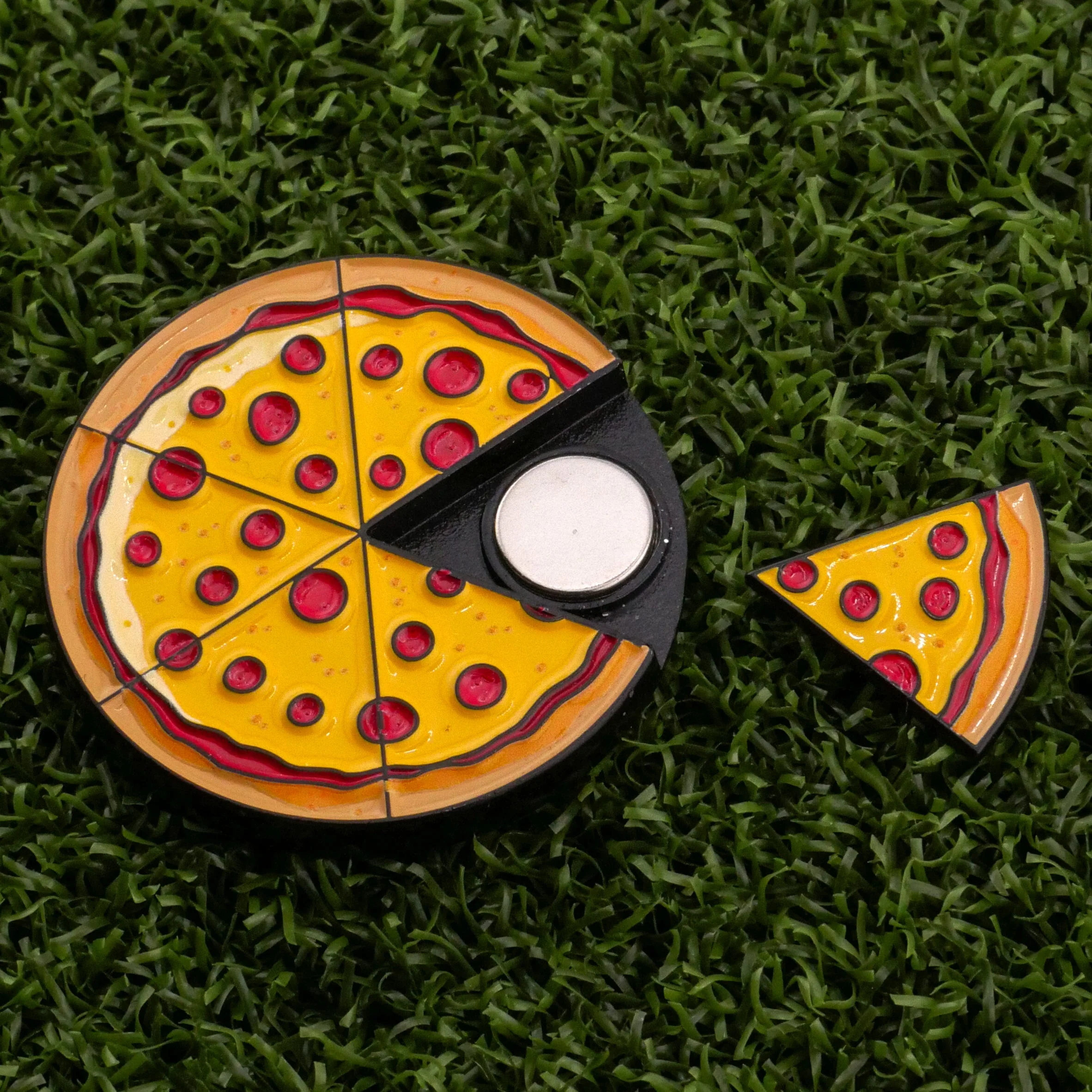 Pepperoni Pizza "Slice" Premium Ball Marker - Image 2