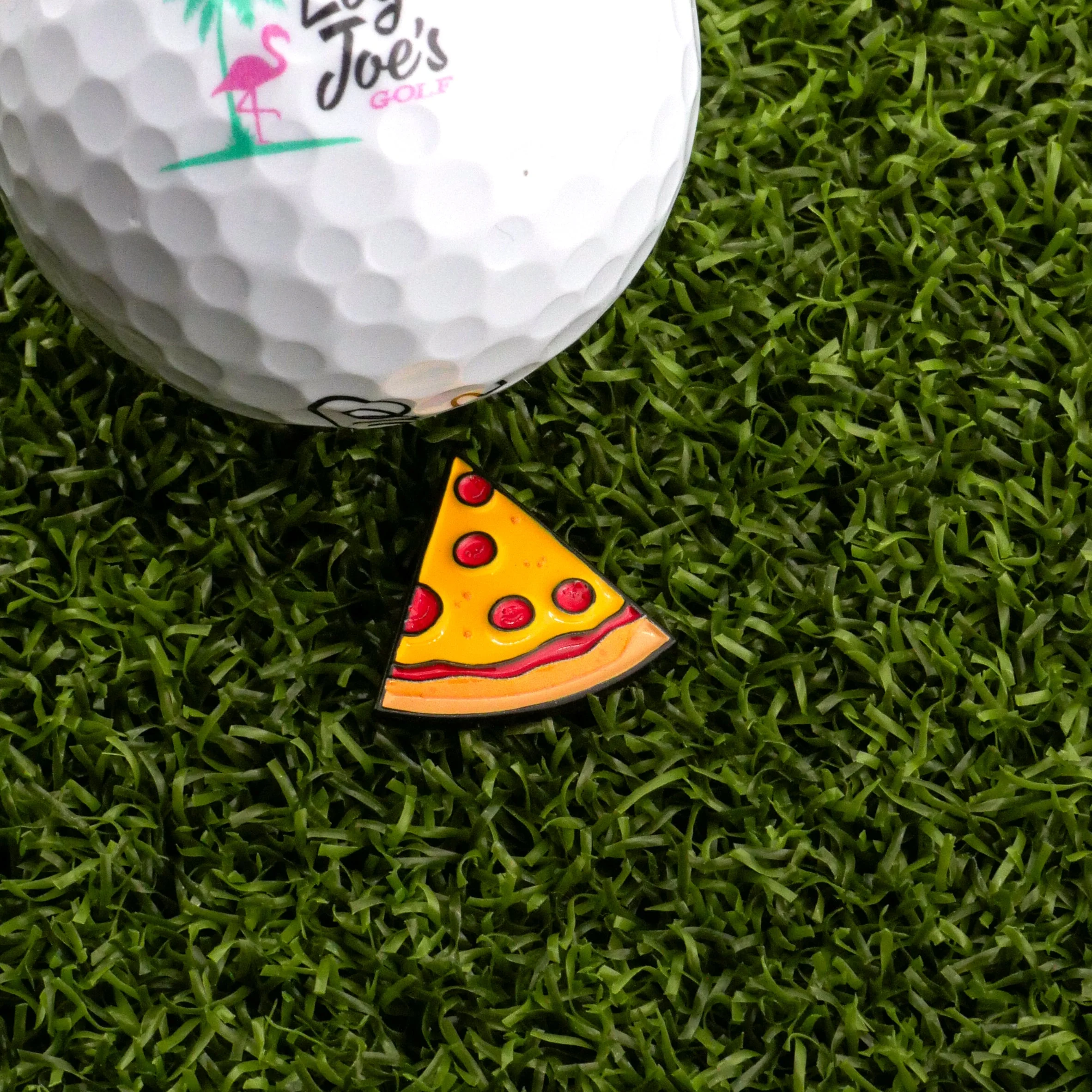 Pepperoni Pizza "Slice" Premium Ball Marker - Image 3