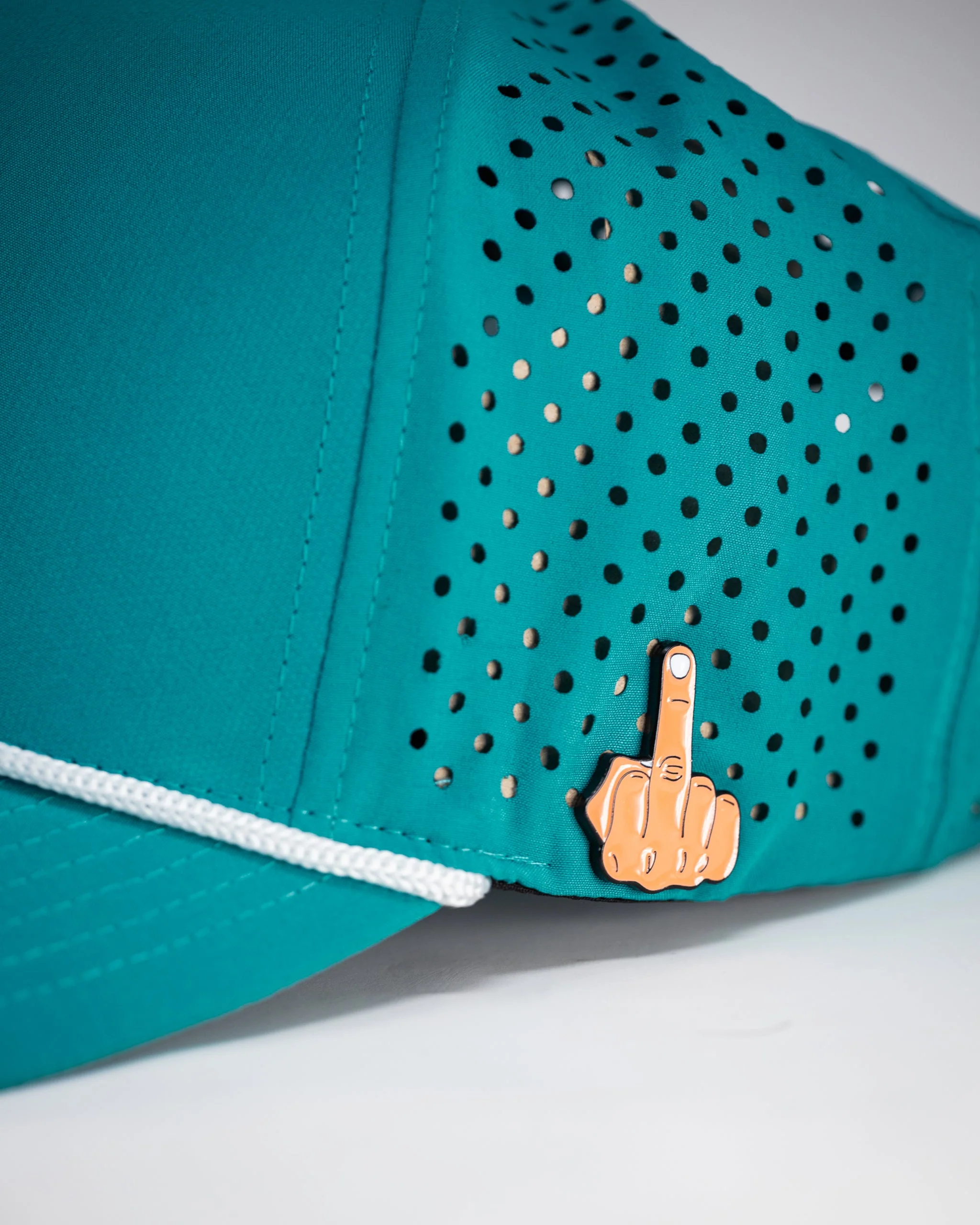 Perforated Rope Hat - Baby Blue - Image 13