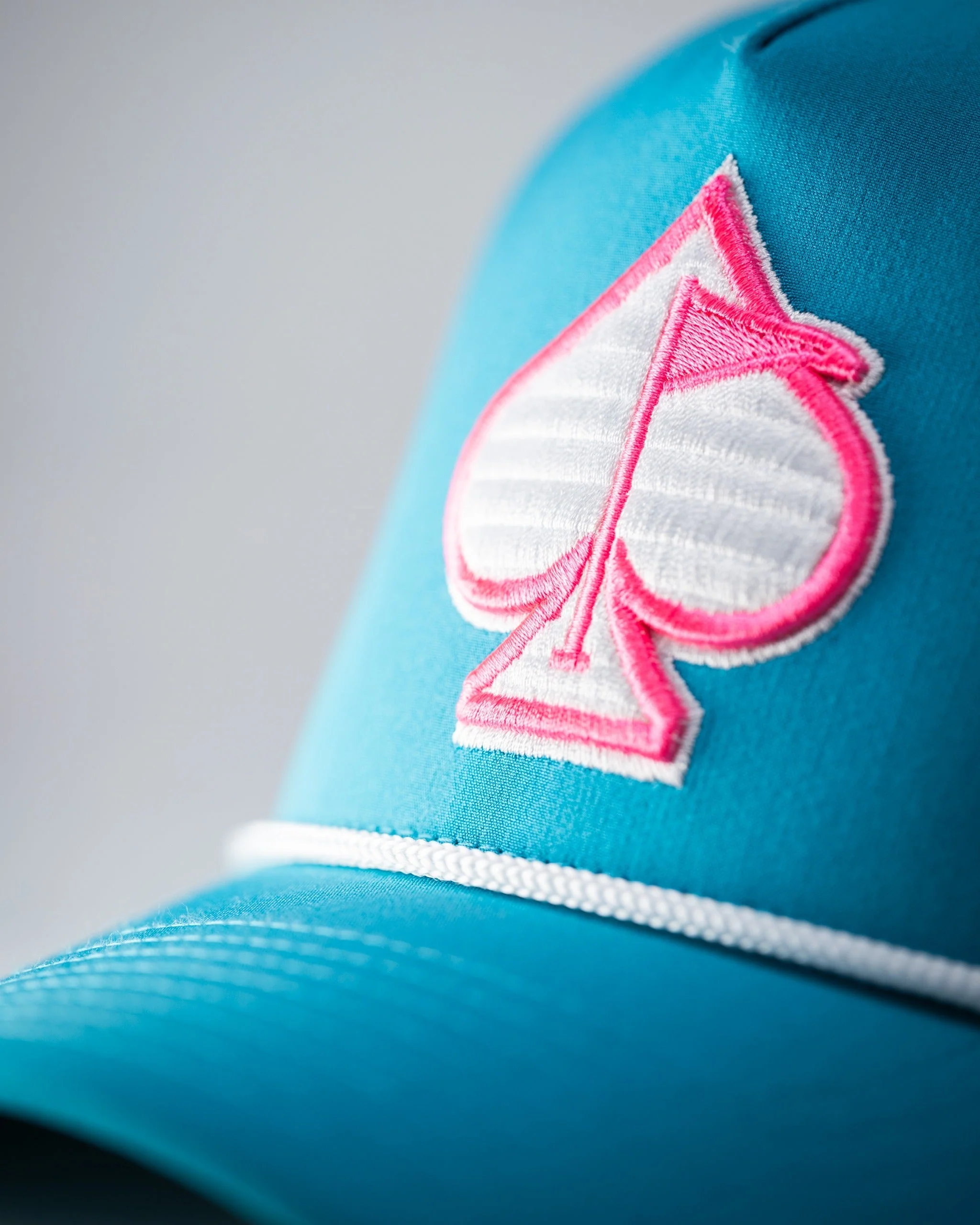 Perforated Rope Hat - Baby Blue - Image 2