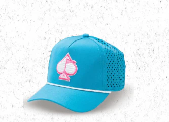 Perforated Rope Hat - Baby Blue - Image 6