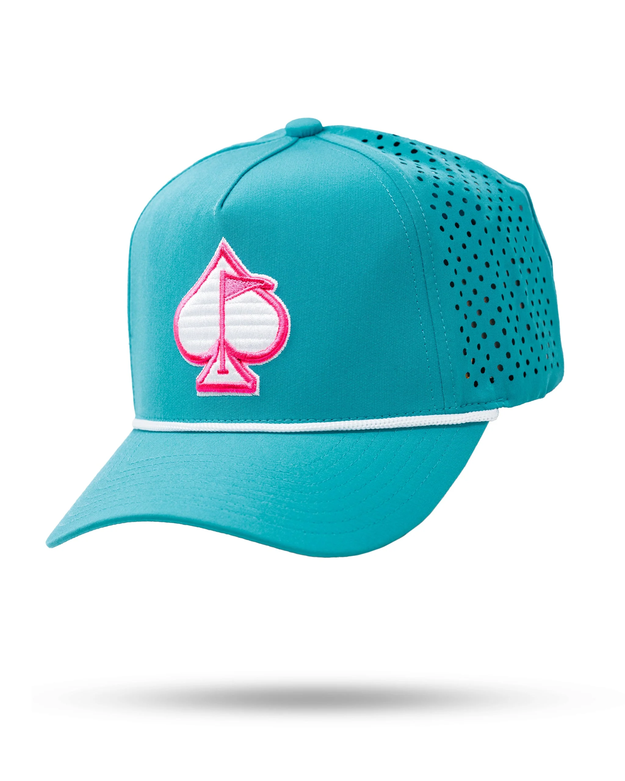 Perforated Rope Hat - Baby Blue - Image 7