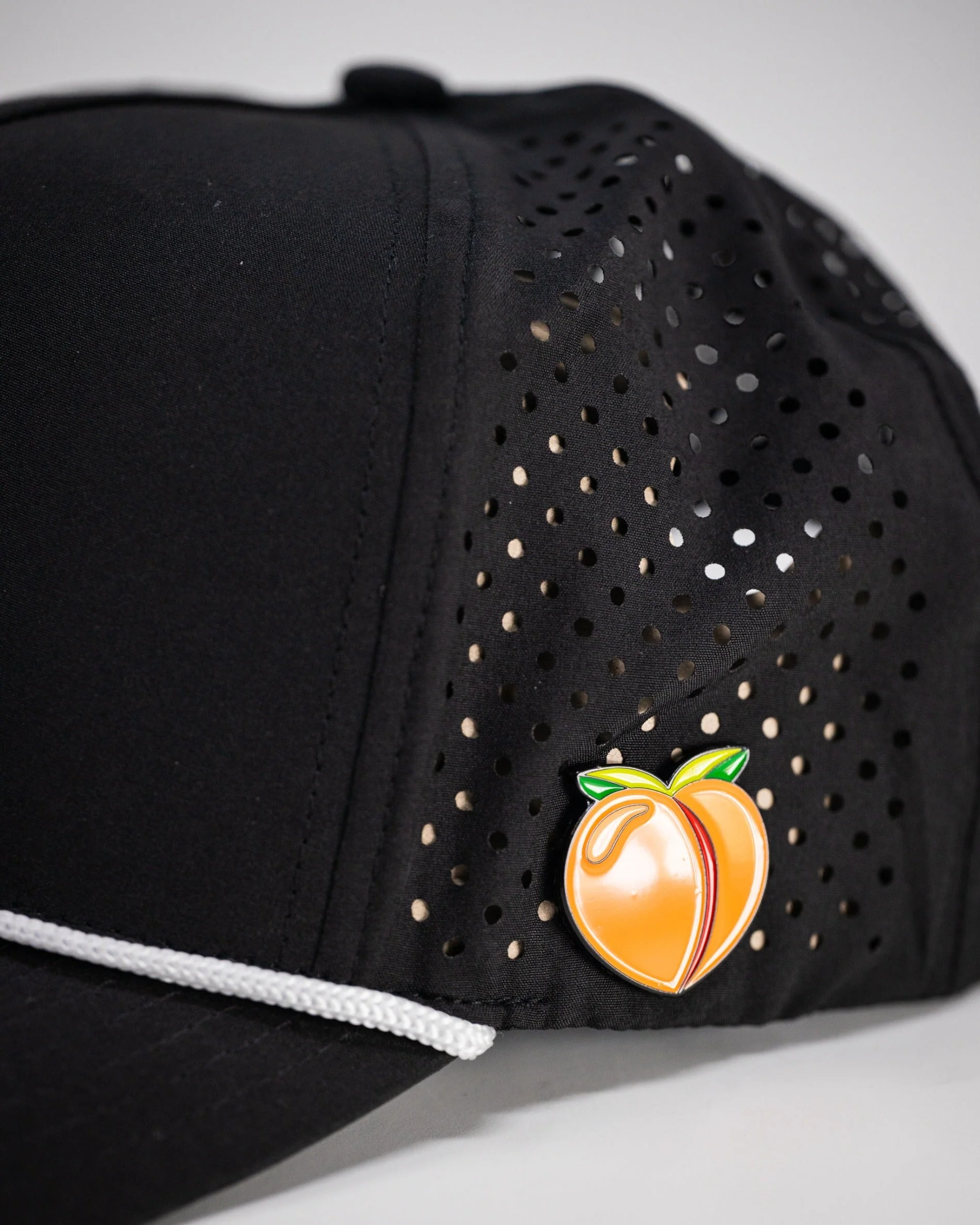Perforated Rope Hat - Black - Image 3