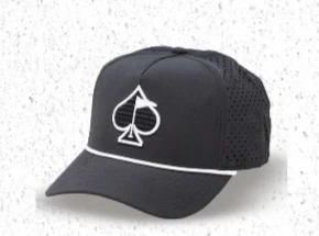 Perforated Rope Hat - Black - Image 6