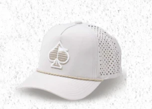 Perforated Rope Hat - Bone - Image 6