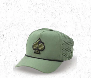 Perforated Rope Hat - Olive - Image 6