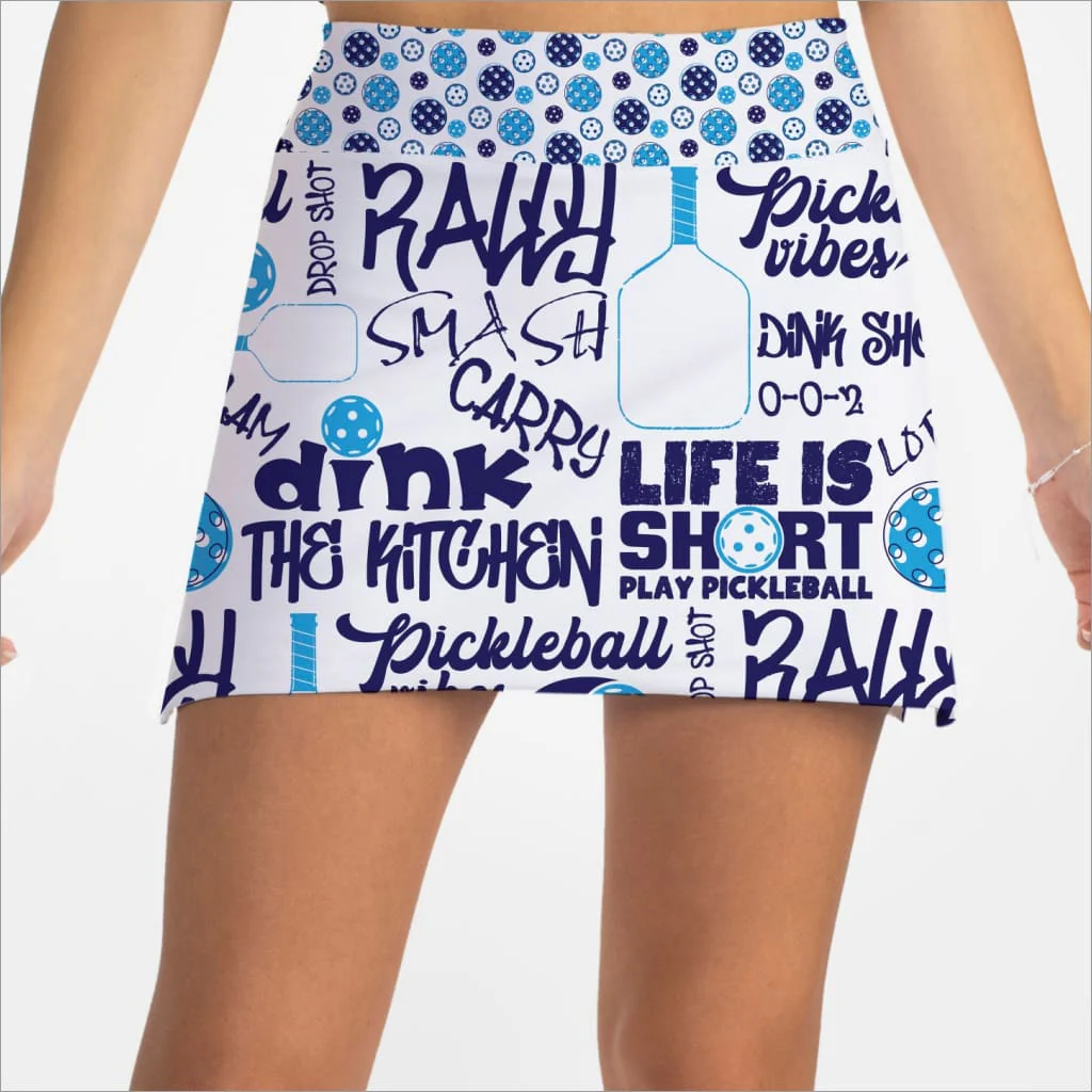 PICKLEBALL SLAM BLUE SKORT - Image 3