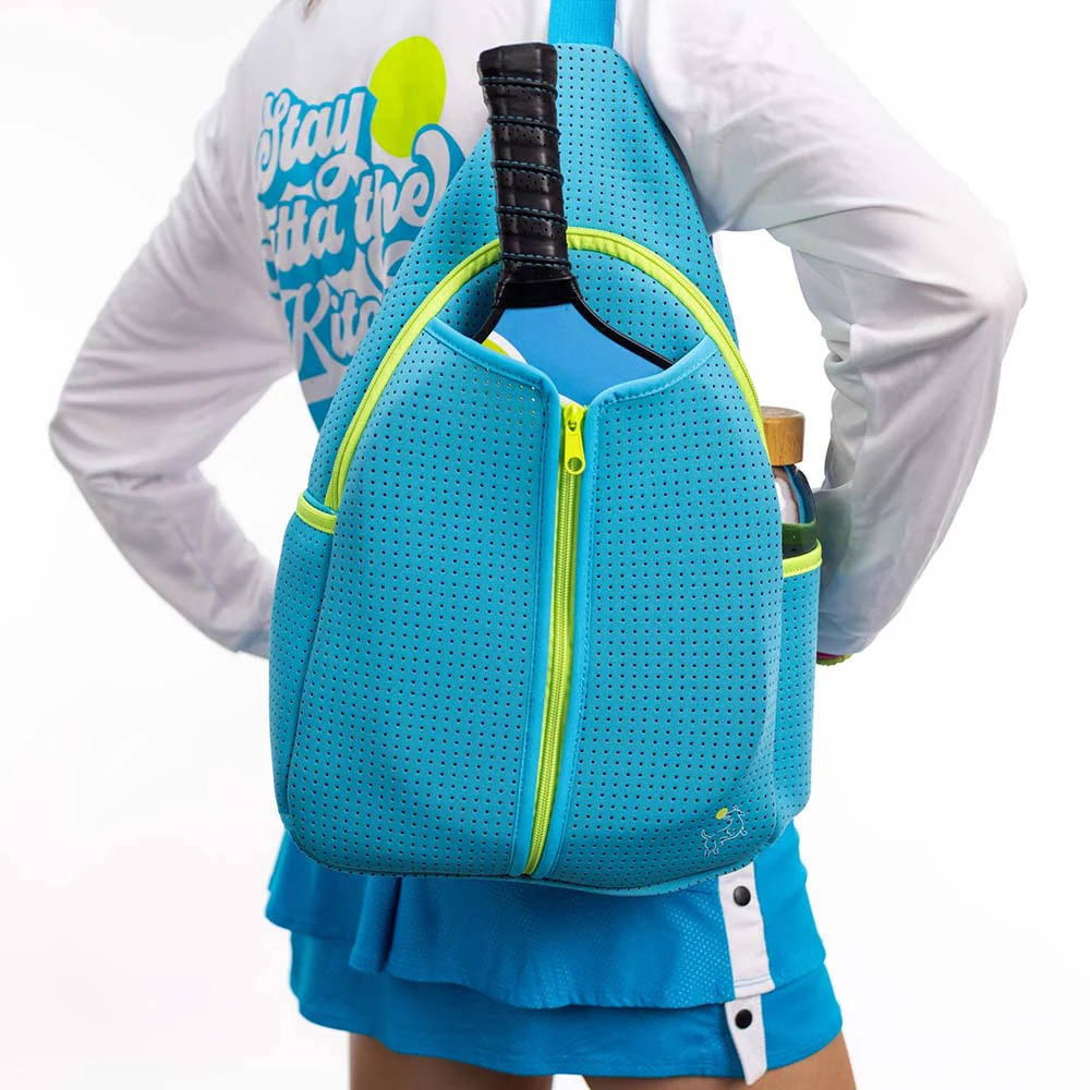 Pickleball Sling Bag - Blue - Image 8