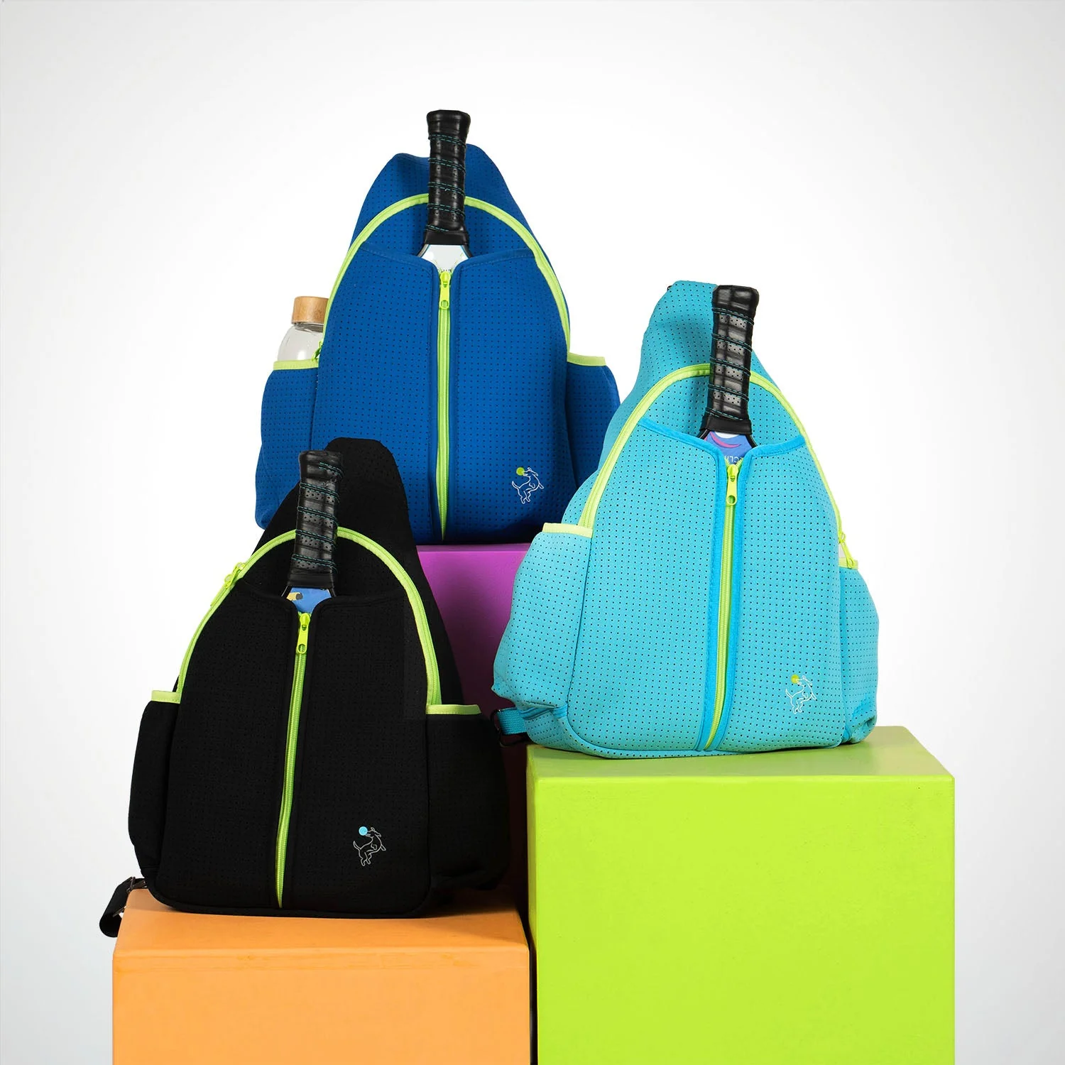 Pickleball Sling Bag - Blue - Image 9
