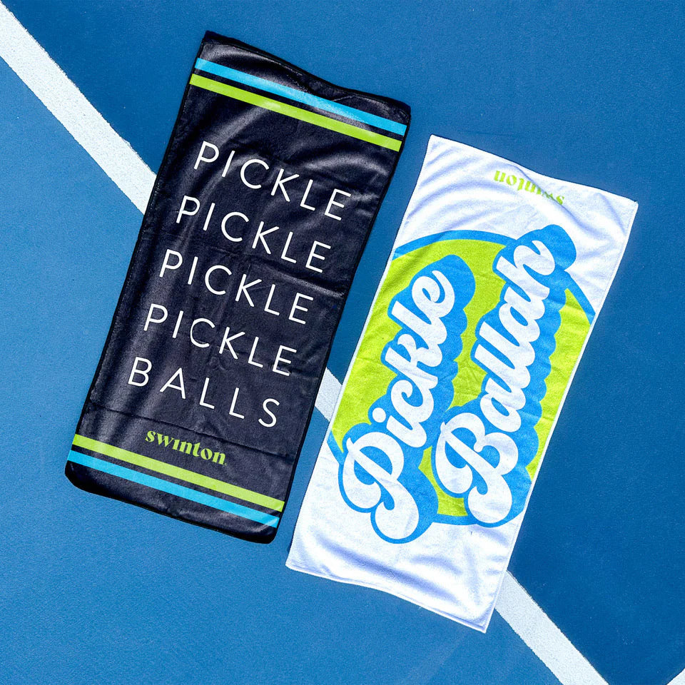 Pickleball Sports Towel Black - Image 3