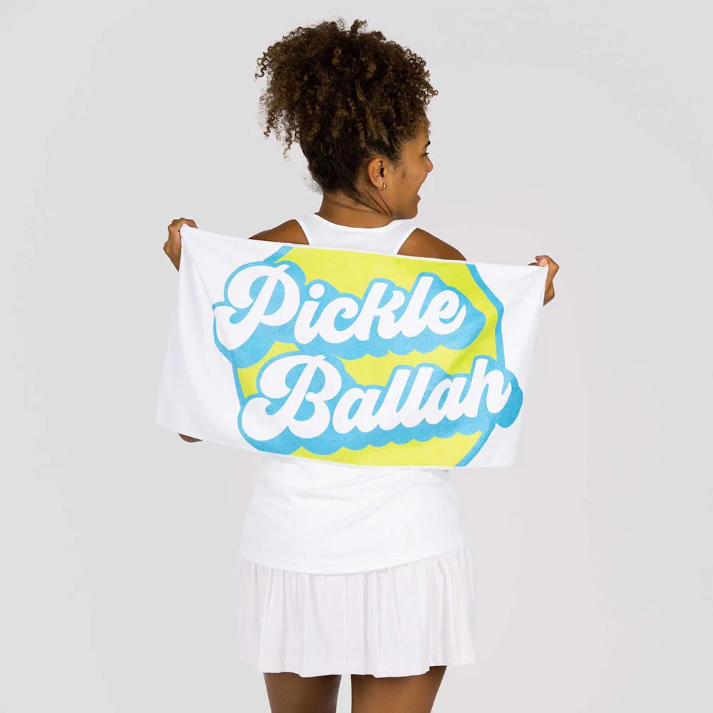 Pickleball Sports Towel White - Image 4