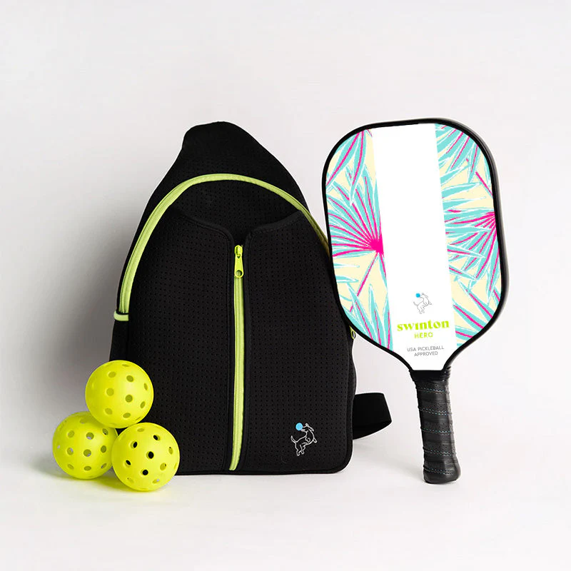 Pickleball Starter Bundle - Black Sling Bag Combo - Image 5
