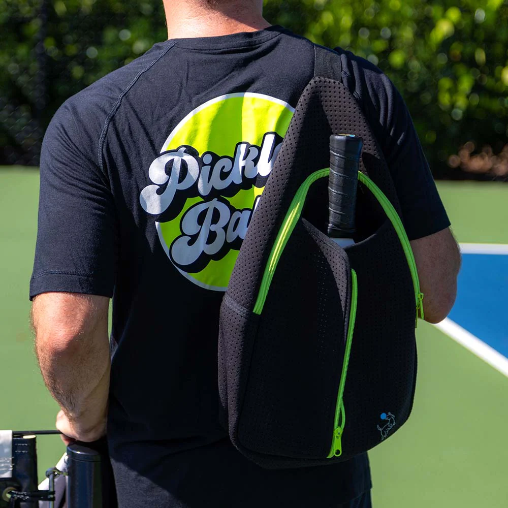 Pickleball Starter Bundle - Black Sling Bag Combo - Image 8