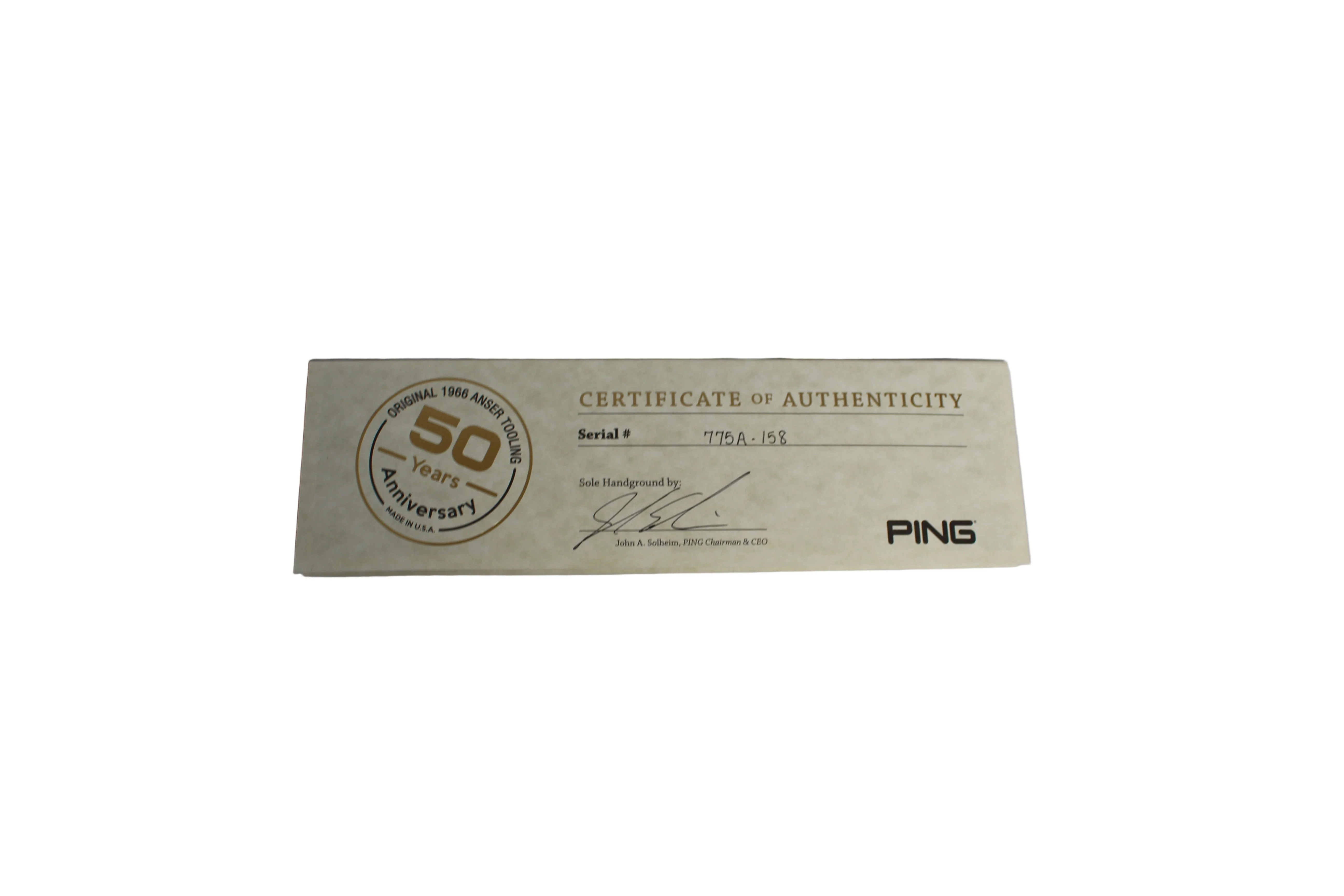 Ping 50th Anniversary LIMITED EDITION (1 of 775)(#158) - Allan's Mold Anser Putter - Image 4