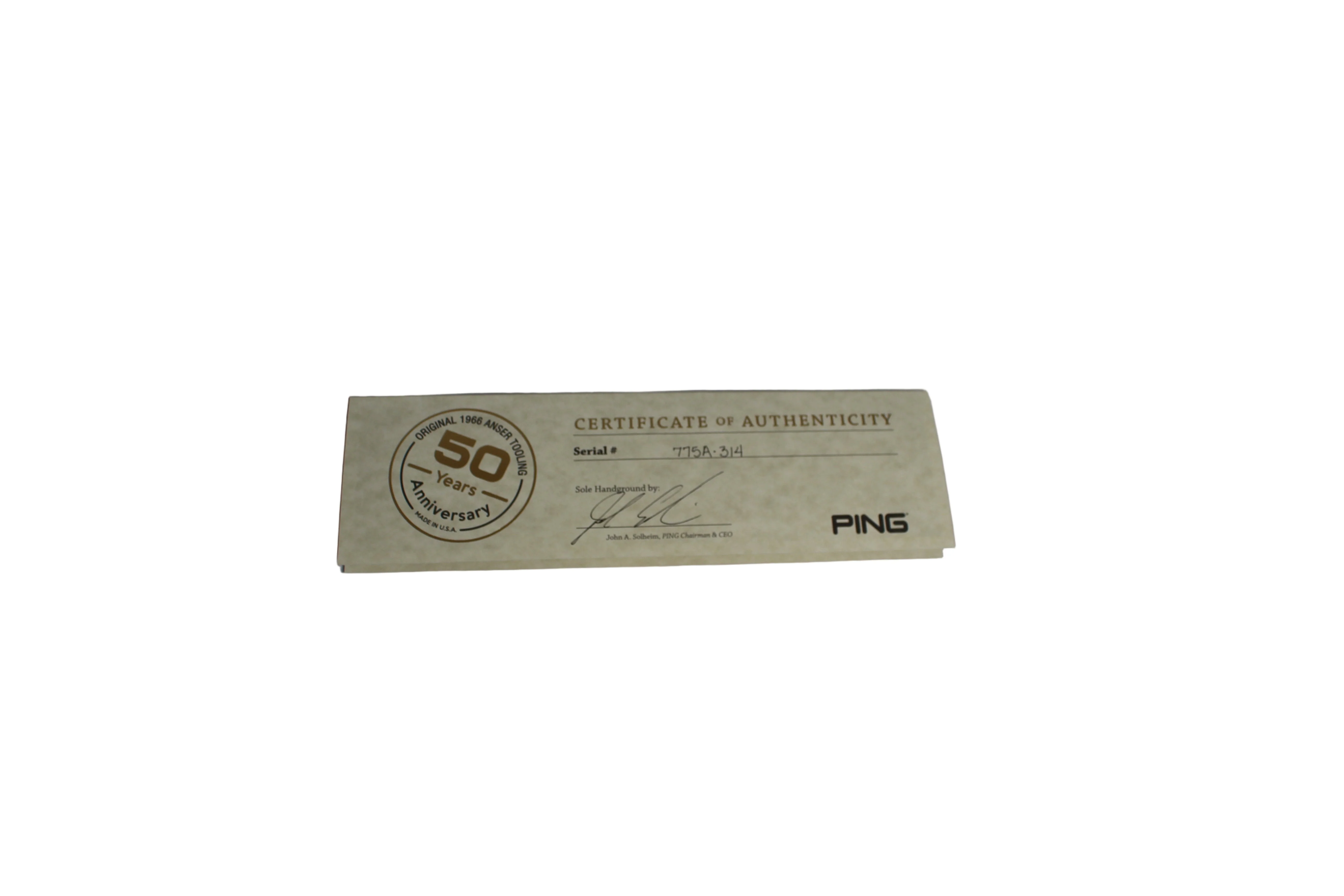 Ping 50th Anniversary LIMITED EDITION (1 of 775)(#314) - Allan’s Mold Anser Putter - Image 4
