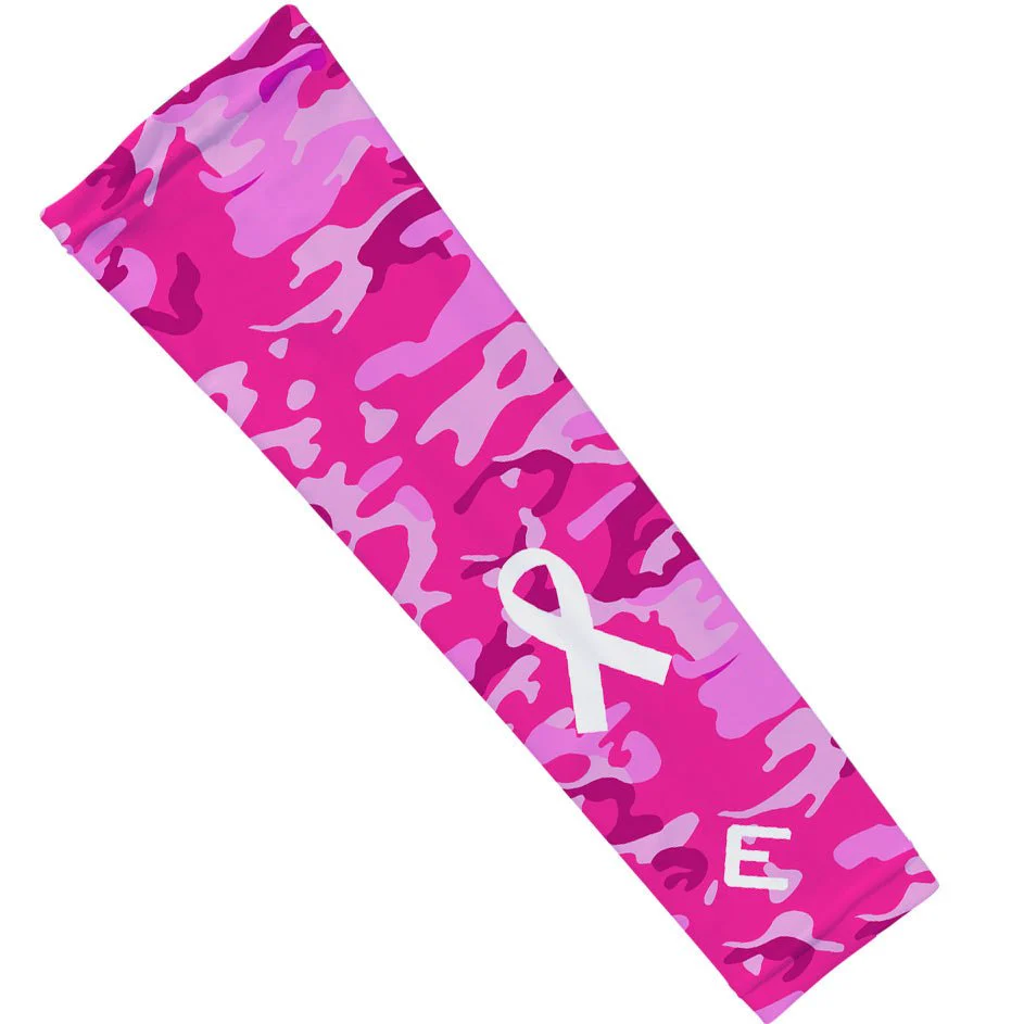 Pink Camo Breast Cancer Arm Sleeve - Image 2