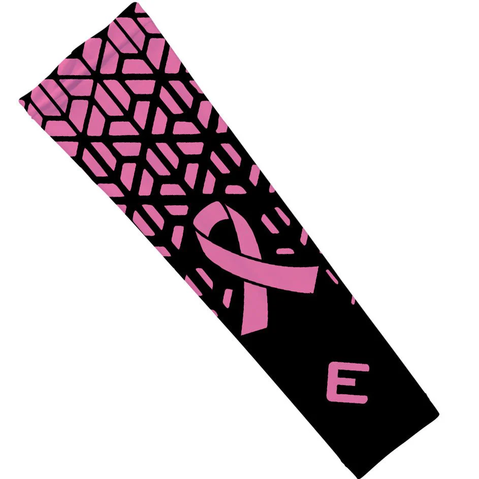 Pink Honeycomb Breast Cancer Arm Sleeve - Image 2