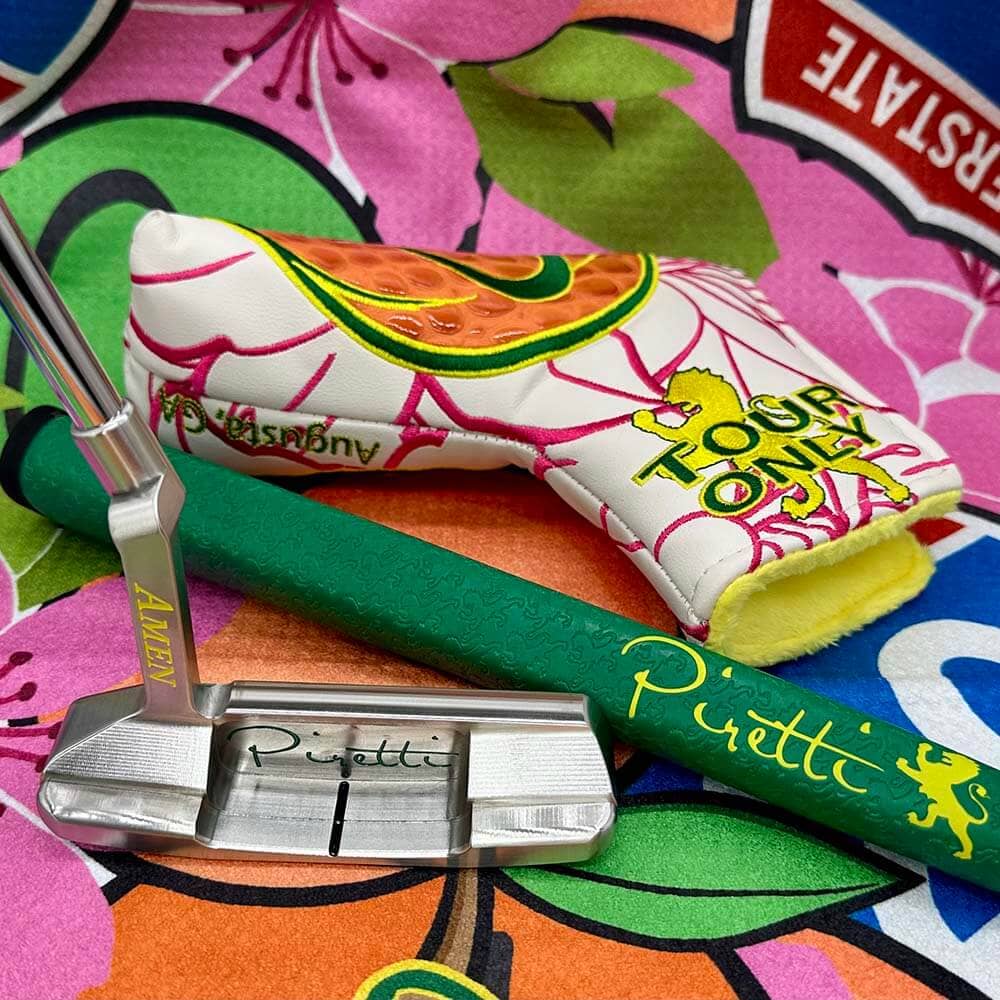 Piretti 2025 1st Major Limited Edition Georgia Peach GOAT (Masters) Blade Putter - Image 6
