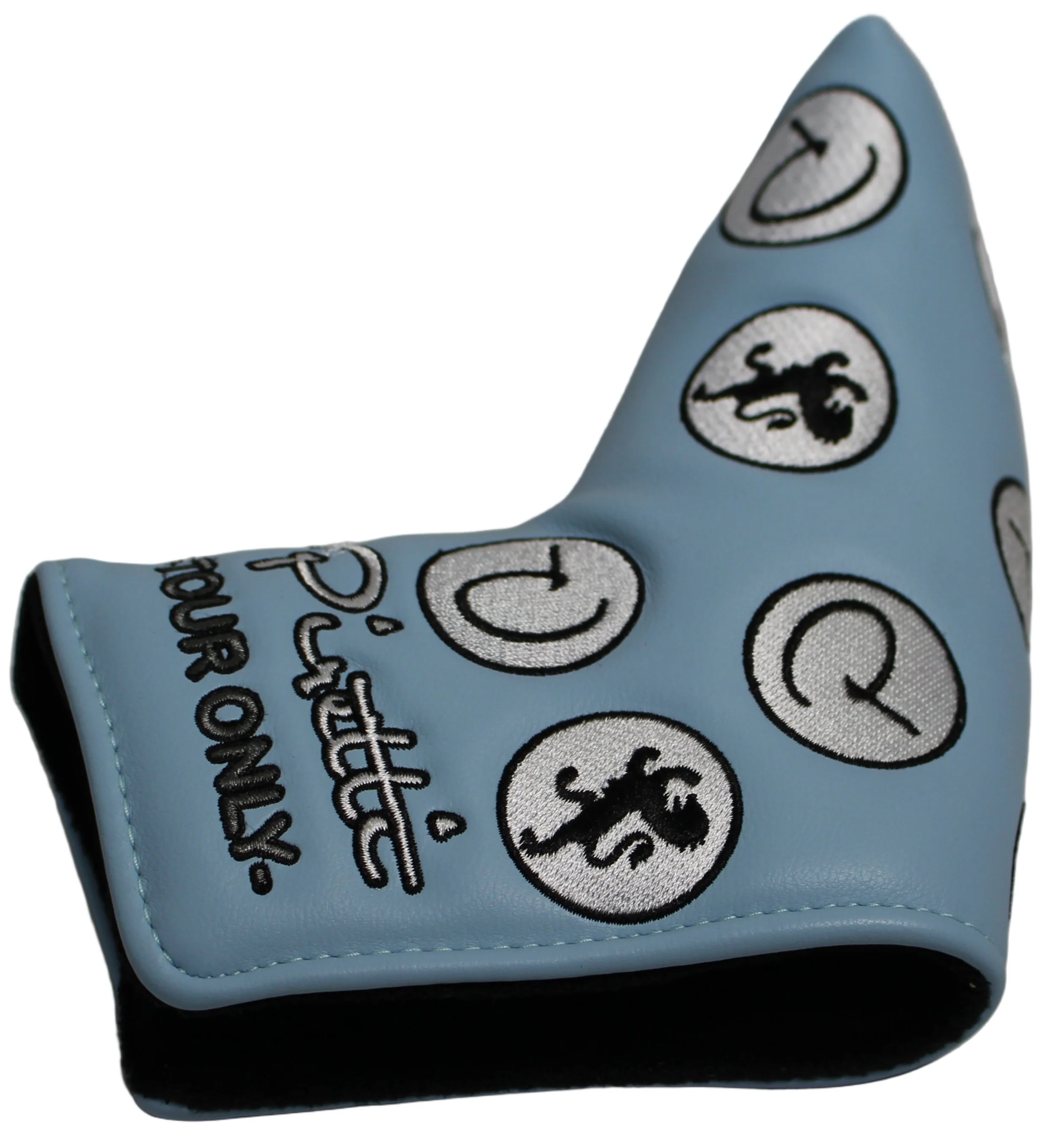 Piretti Circle P Blue Tour Only Blade Putter Headcover - Image 4