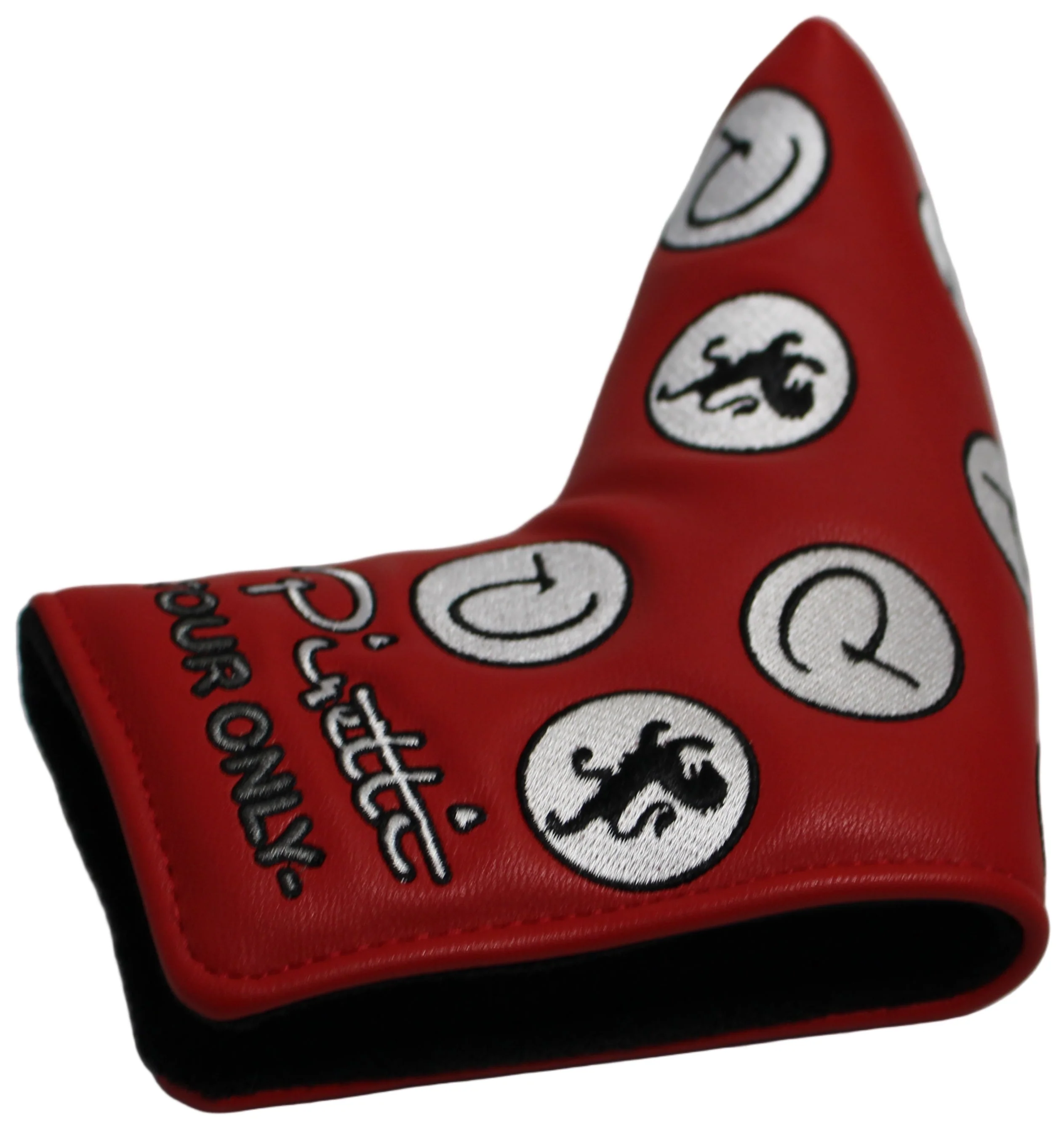 Piretti Circle P Red Tour Only Blade Putter Headcover - Image 4