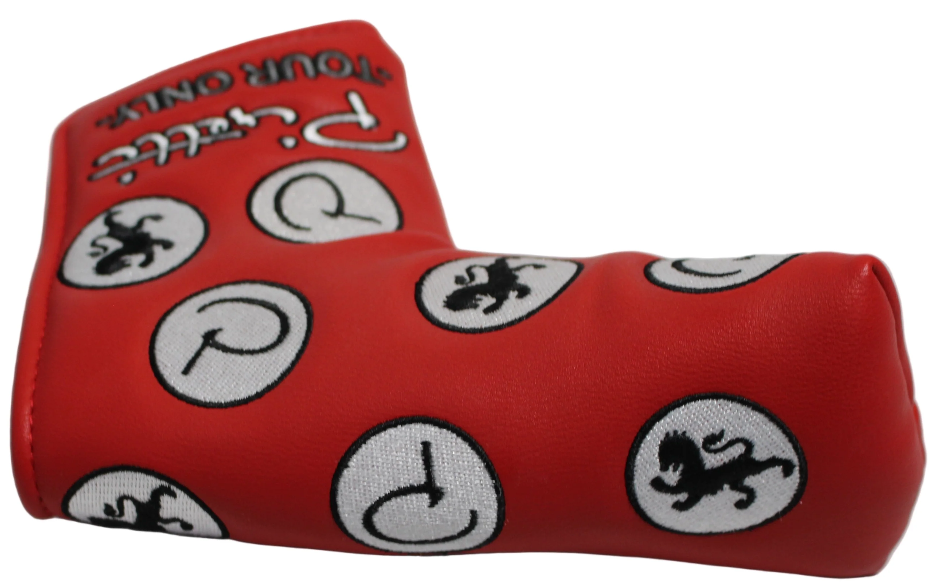 Piretti Circle P Red Tour Only Blade Putter Headcover - Image 5